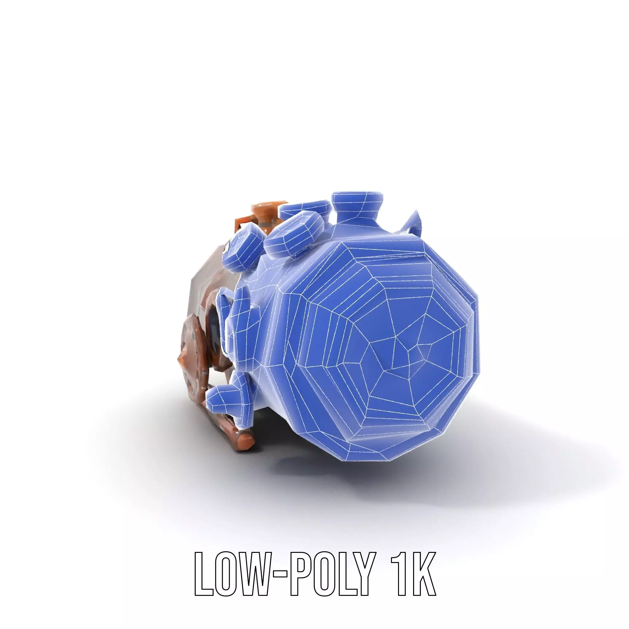 Steampunk Engine Gauge model pack Low-poly 3D model_30