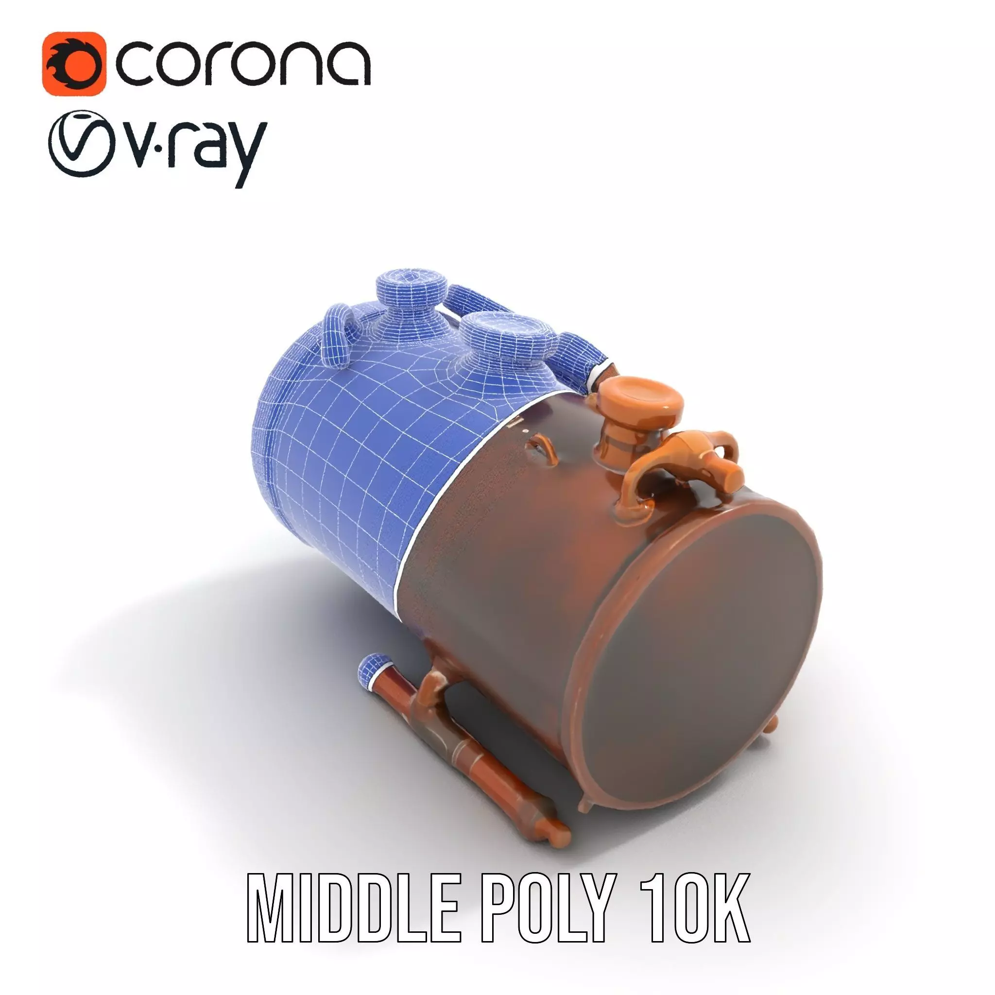 Steampunk Engine Gauge model pack Low-poly 3D model_24