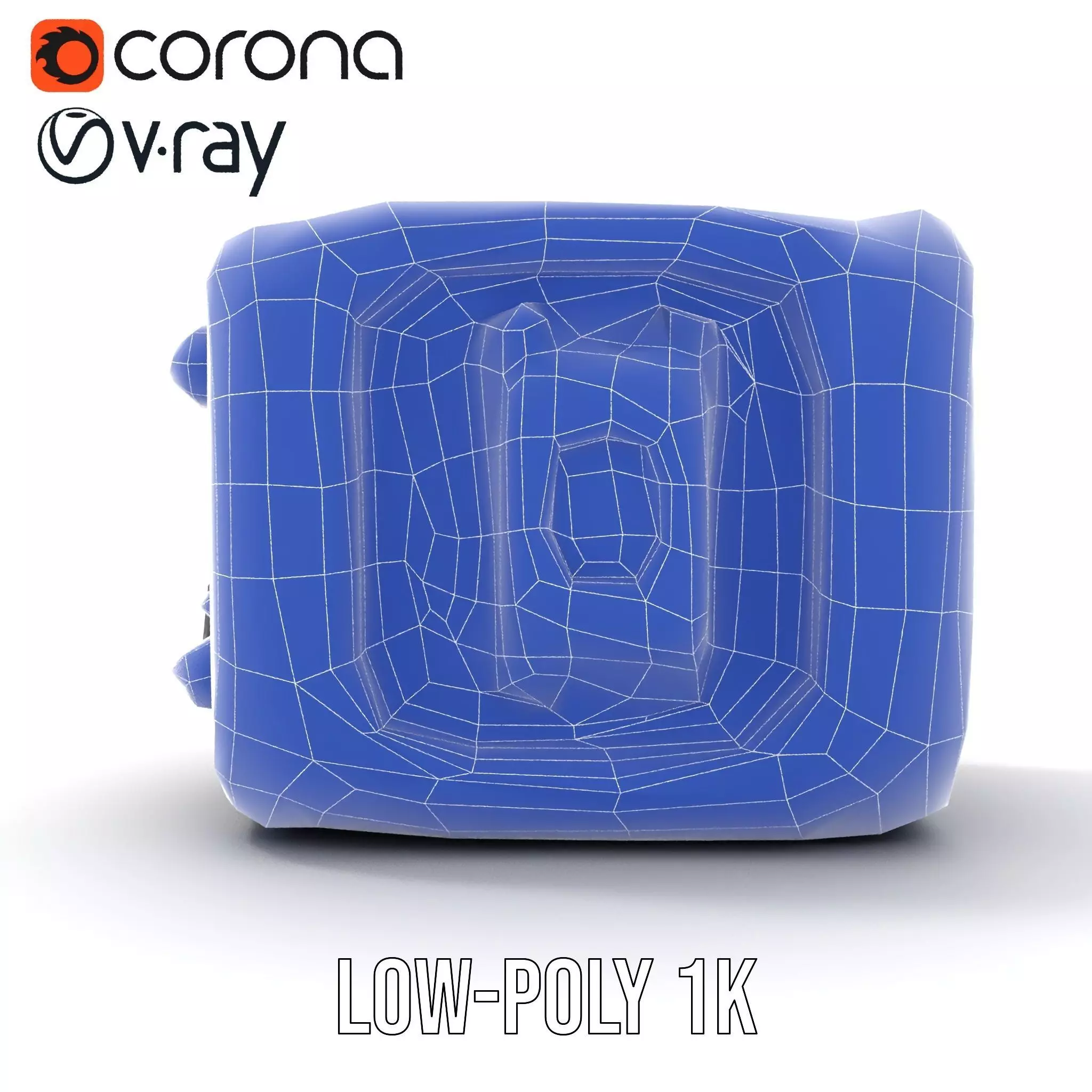 Futuristic Energy Generator Model Pack Low-poly 3D model_22