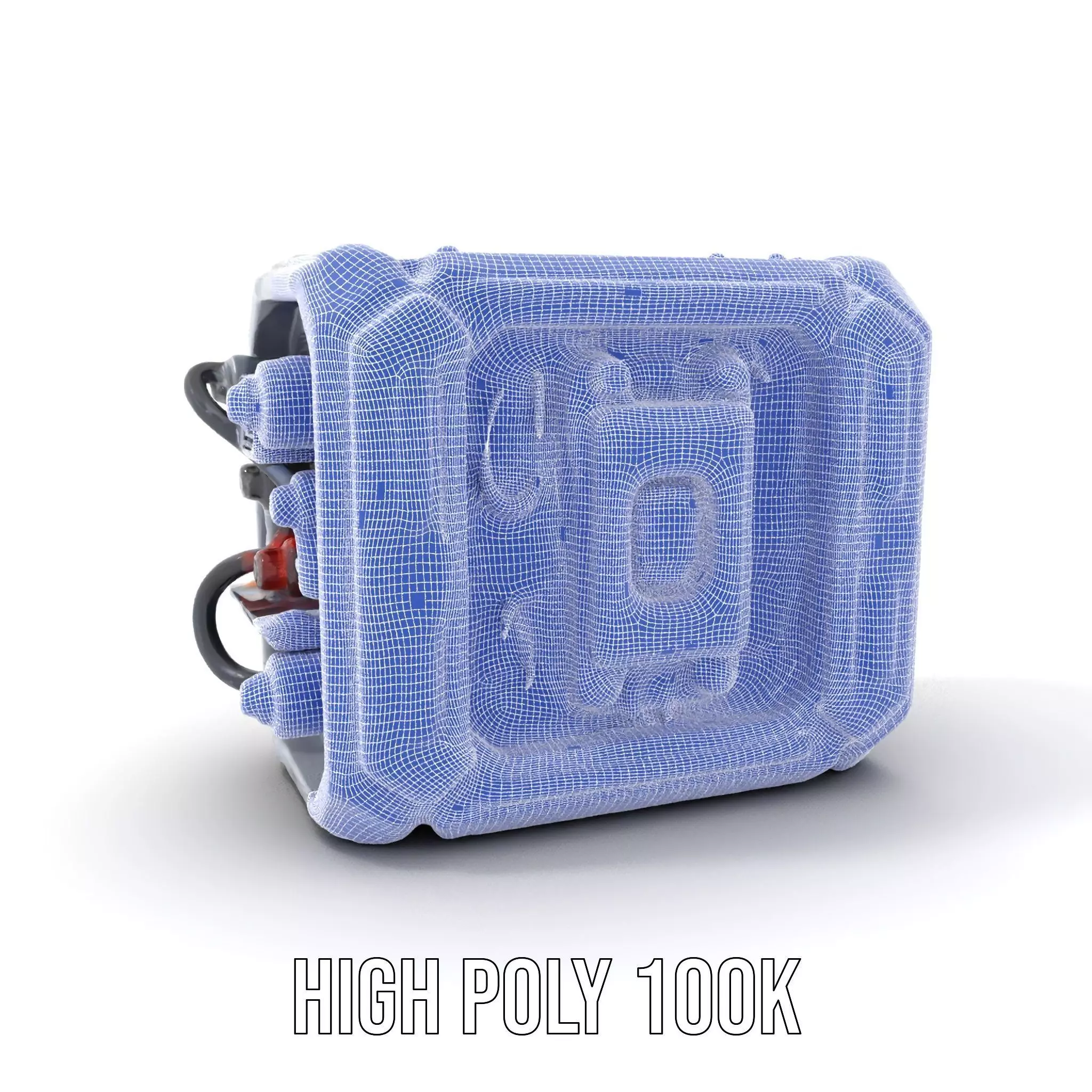 Futuristic Energy Generator Model Pack Low-poly 3D model_4