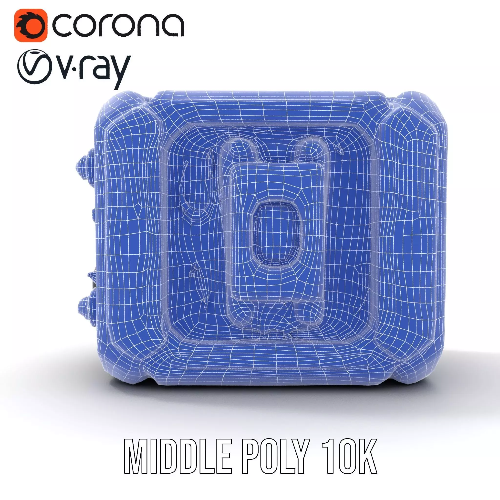 Futuristic Energy Generator Model Pack Low-poly 3D model_29