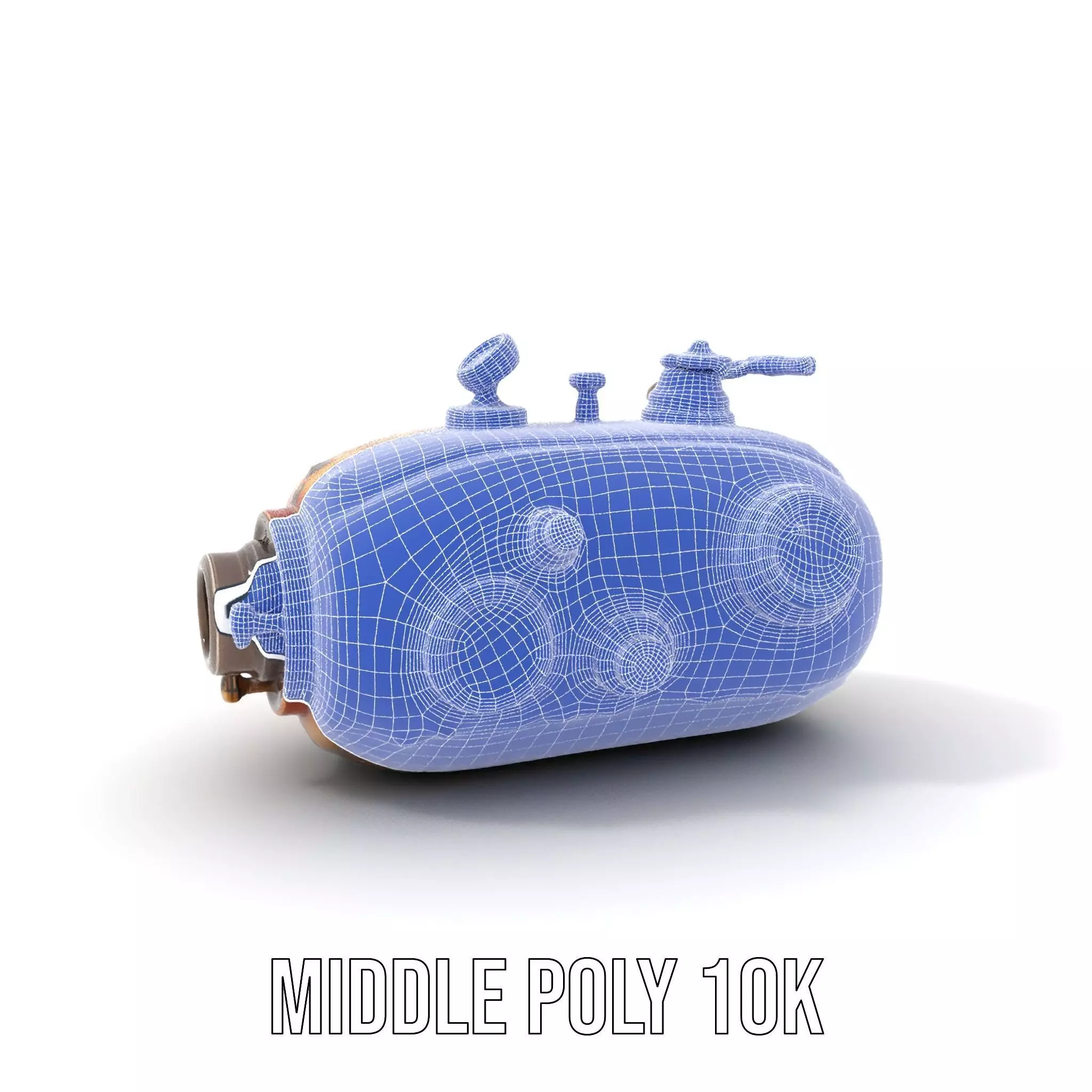 Steampunk Machinery Model Pack with Detailed Components Low-poly 3D model_15