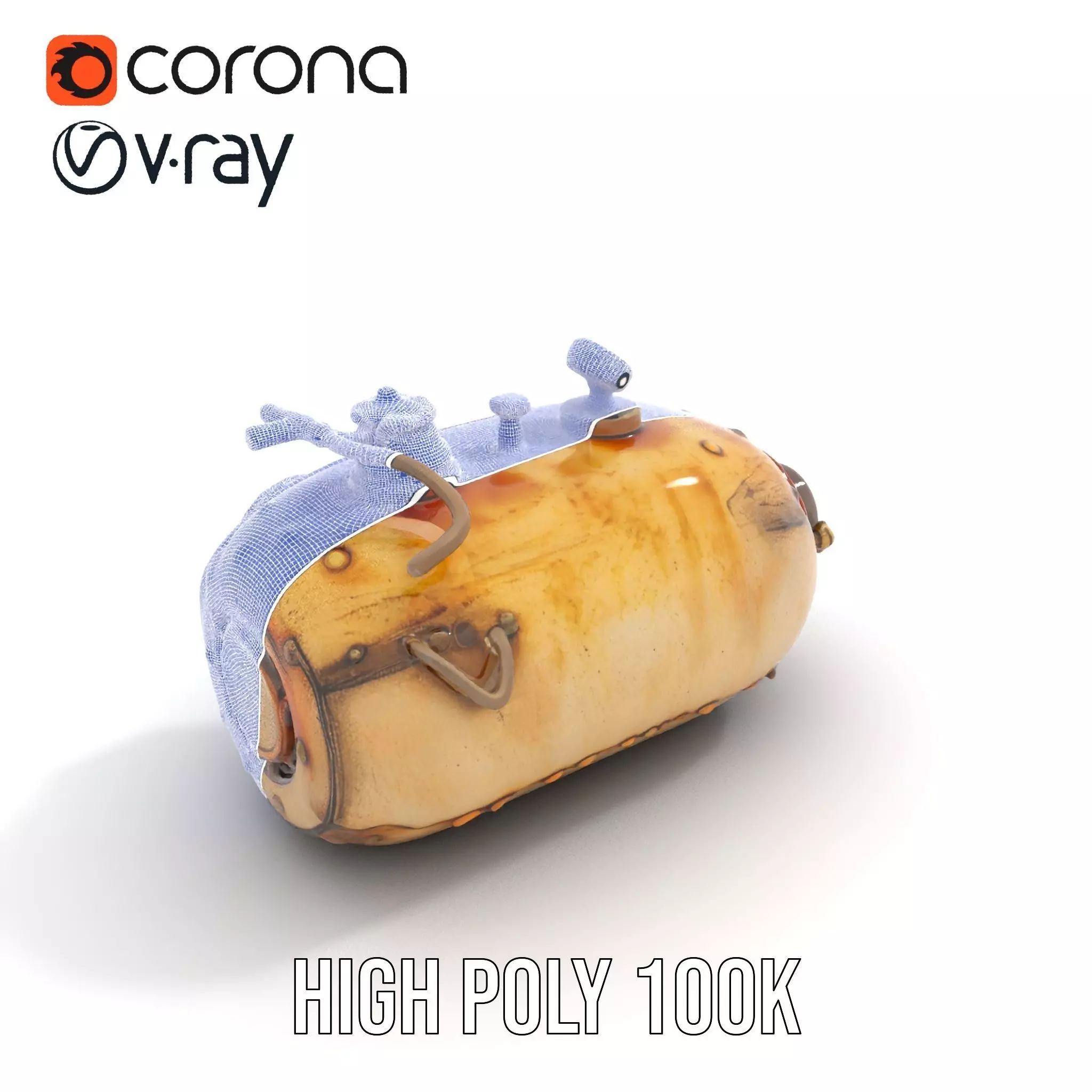 Steampunk Machinery Model Pack with Detailed Components Low-poly 3D model_32