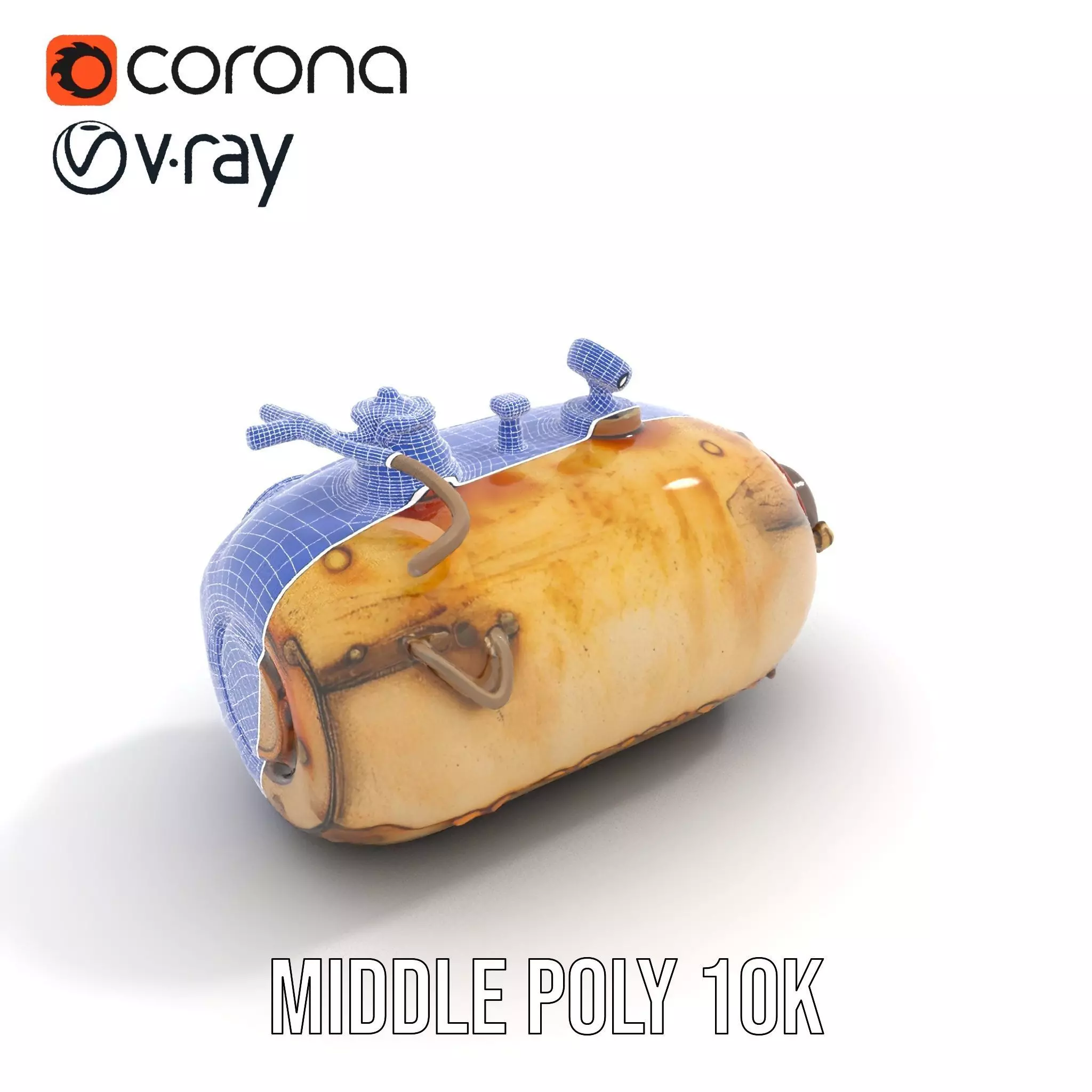 Steampunk Machinery Model Pack with Detailed Components Low-poly 3D model_10