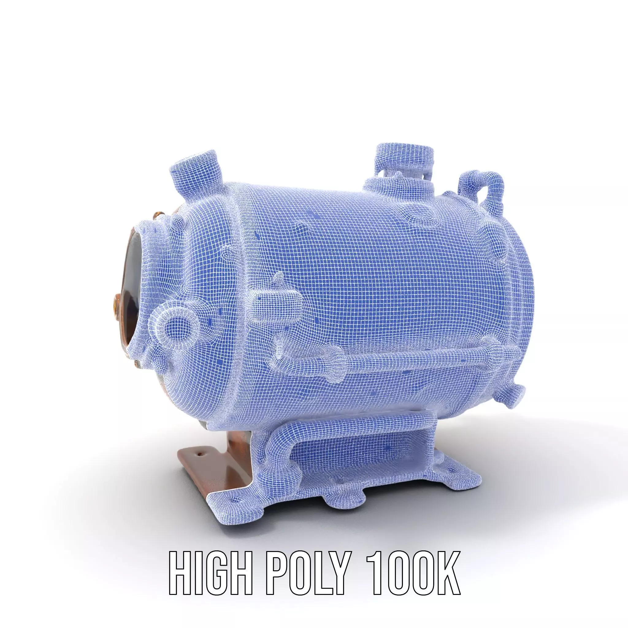 Steampunk Boiler Gauge model pack Low-poly 3D model_4