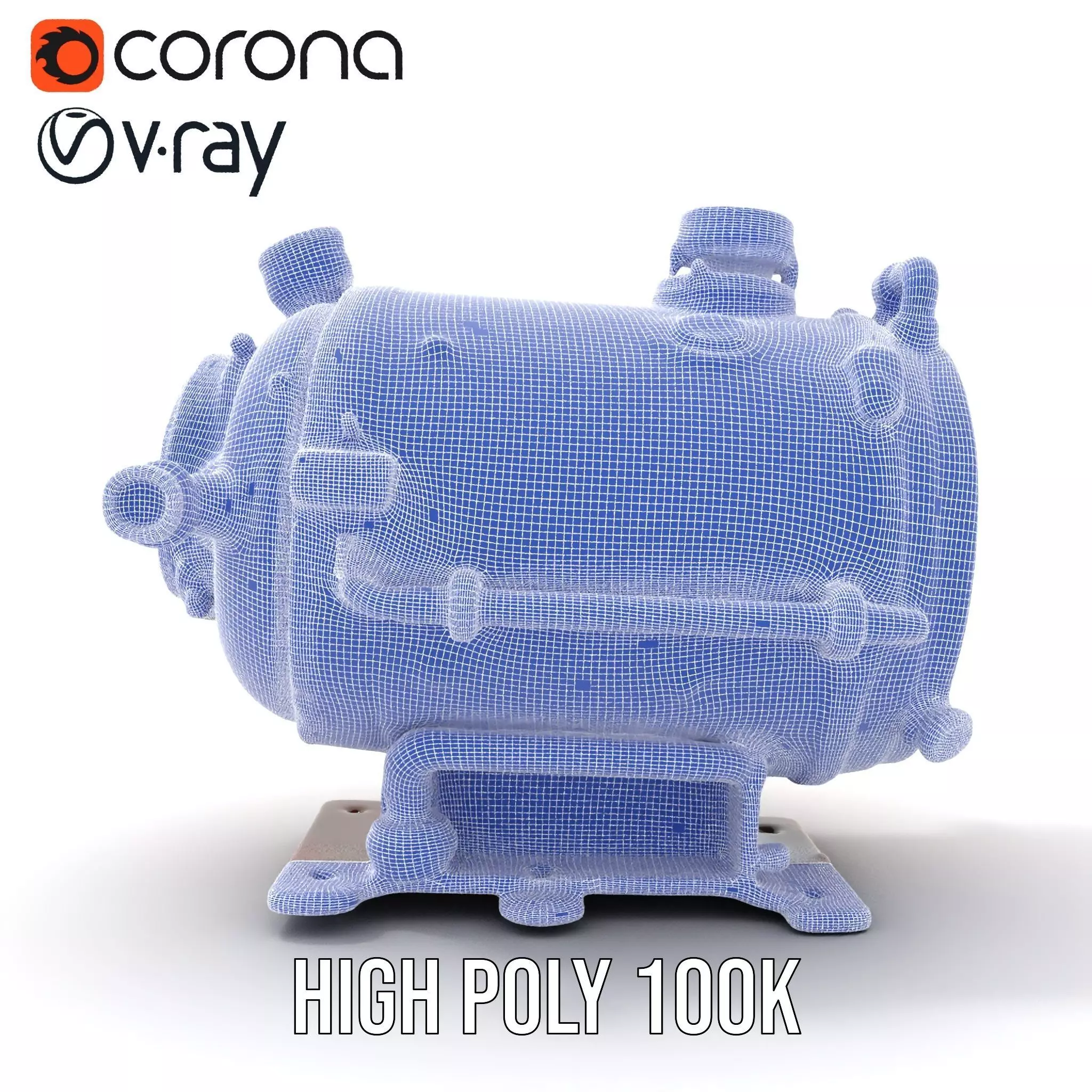 Steampunk Boiler Gauge model pack Low-poly 3D model_34