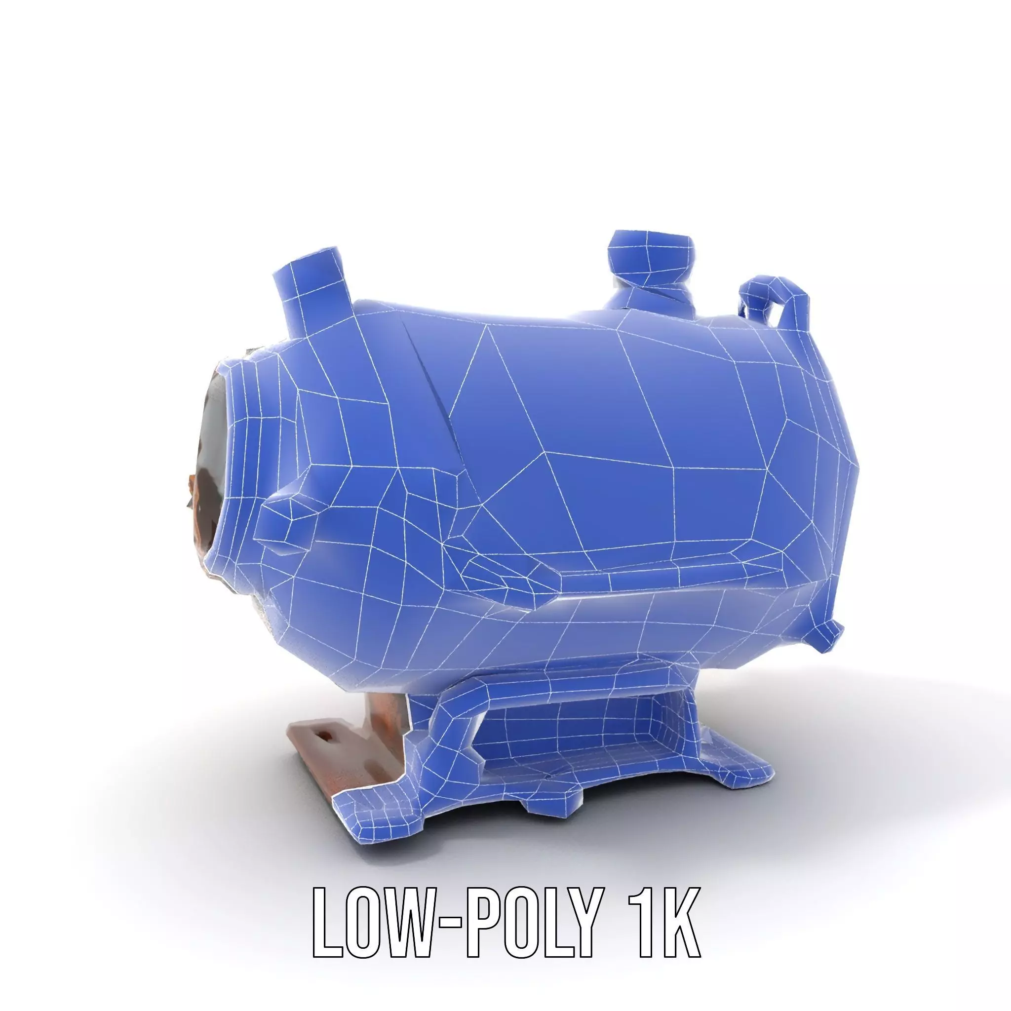 Steampunk Boiler Gauge model pack Low-poly 3D model_14