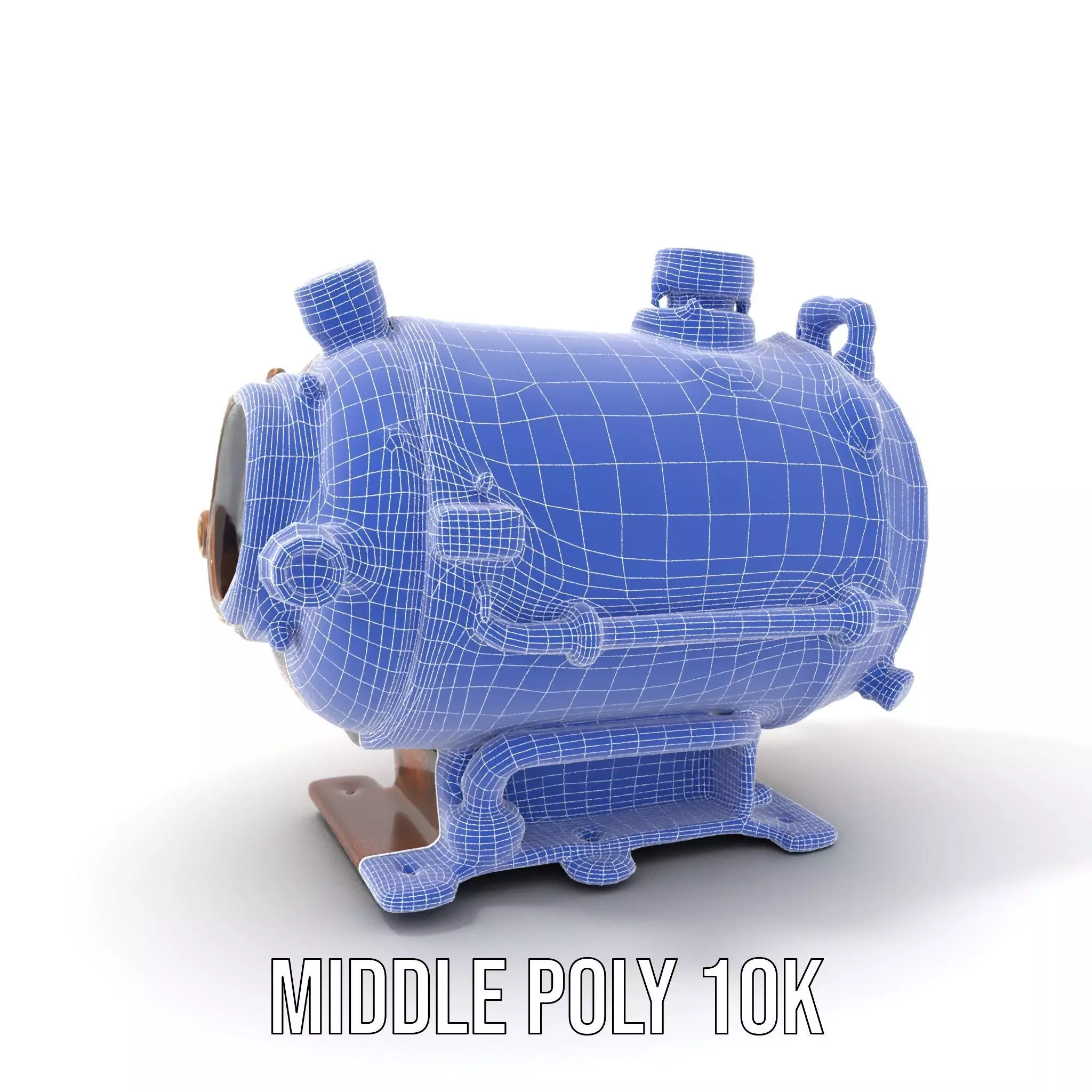 Steampunk Boiler Gauge model pack Low-poly 3D model_5