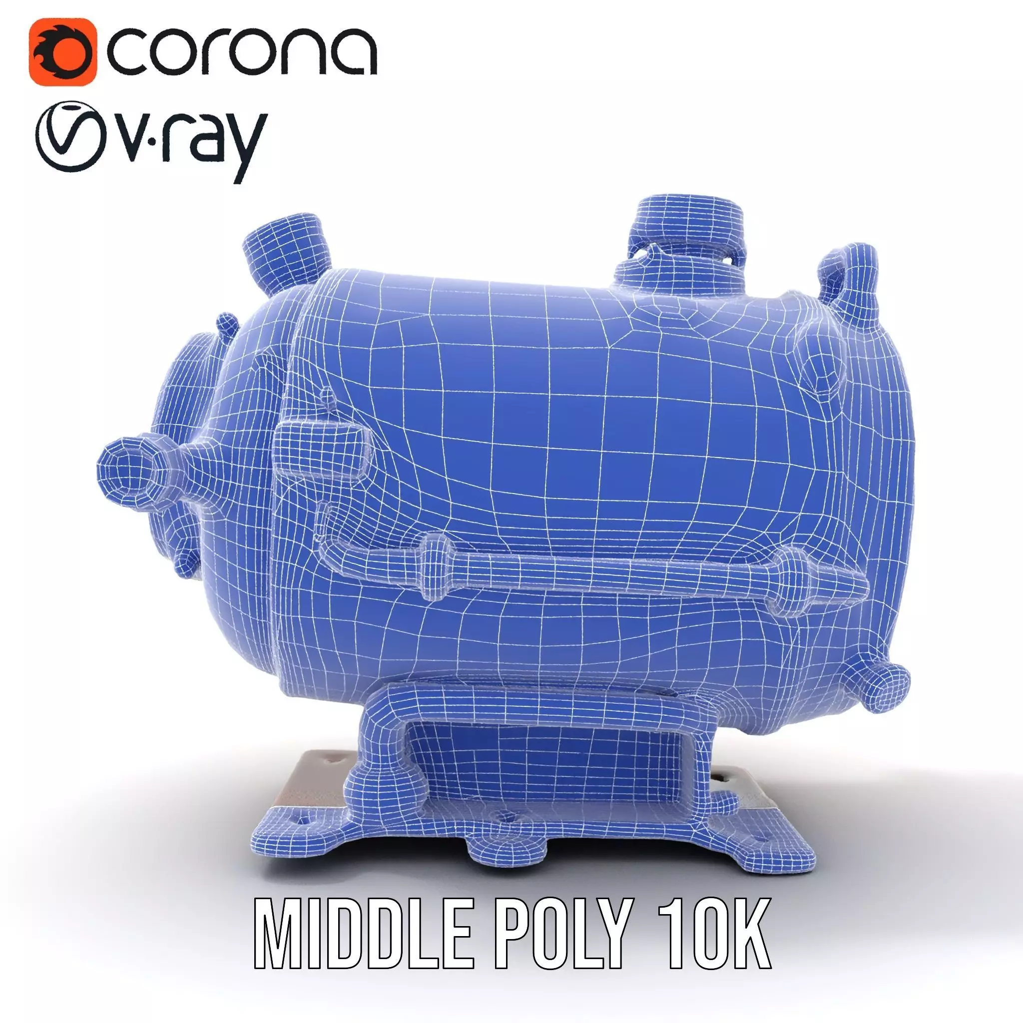 Steampunk Boiler Gauge model pack Low-poly 3D model_23