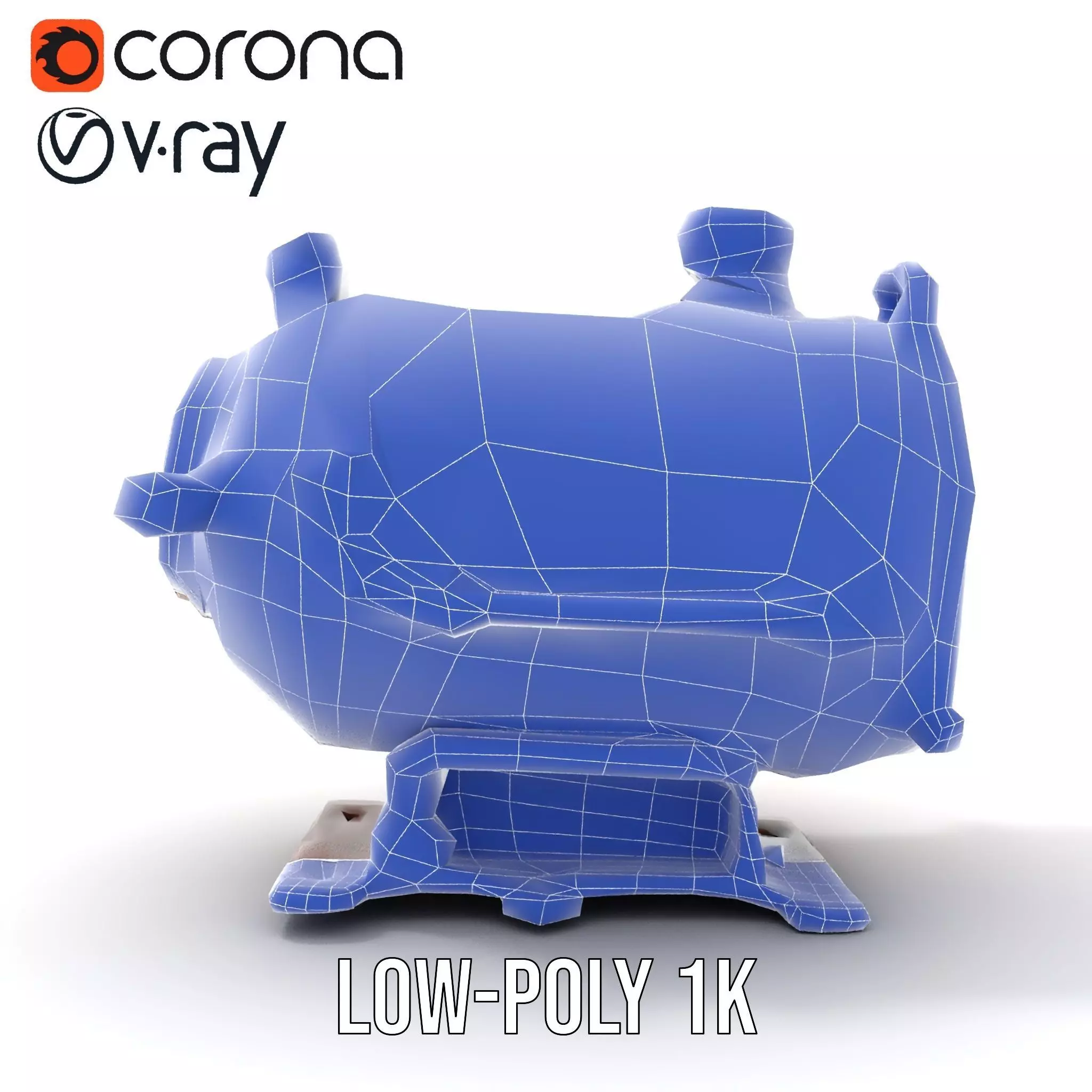 Steampunk Boiler Gauge model pack Low-poly 3D model_27