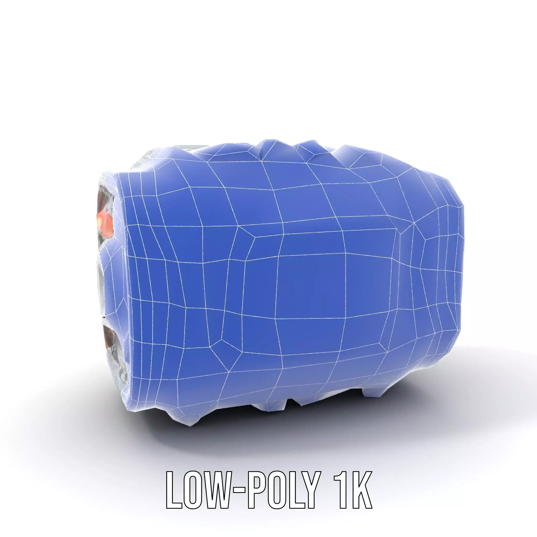 Futuristic Engine model pack with detailed textures Low-poly 3D model_20