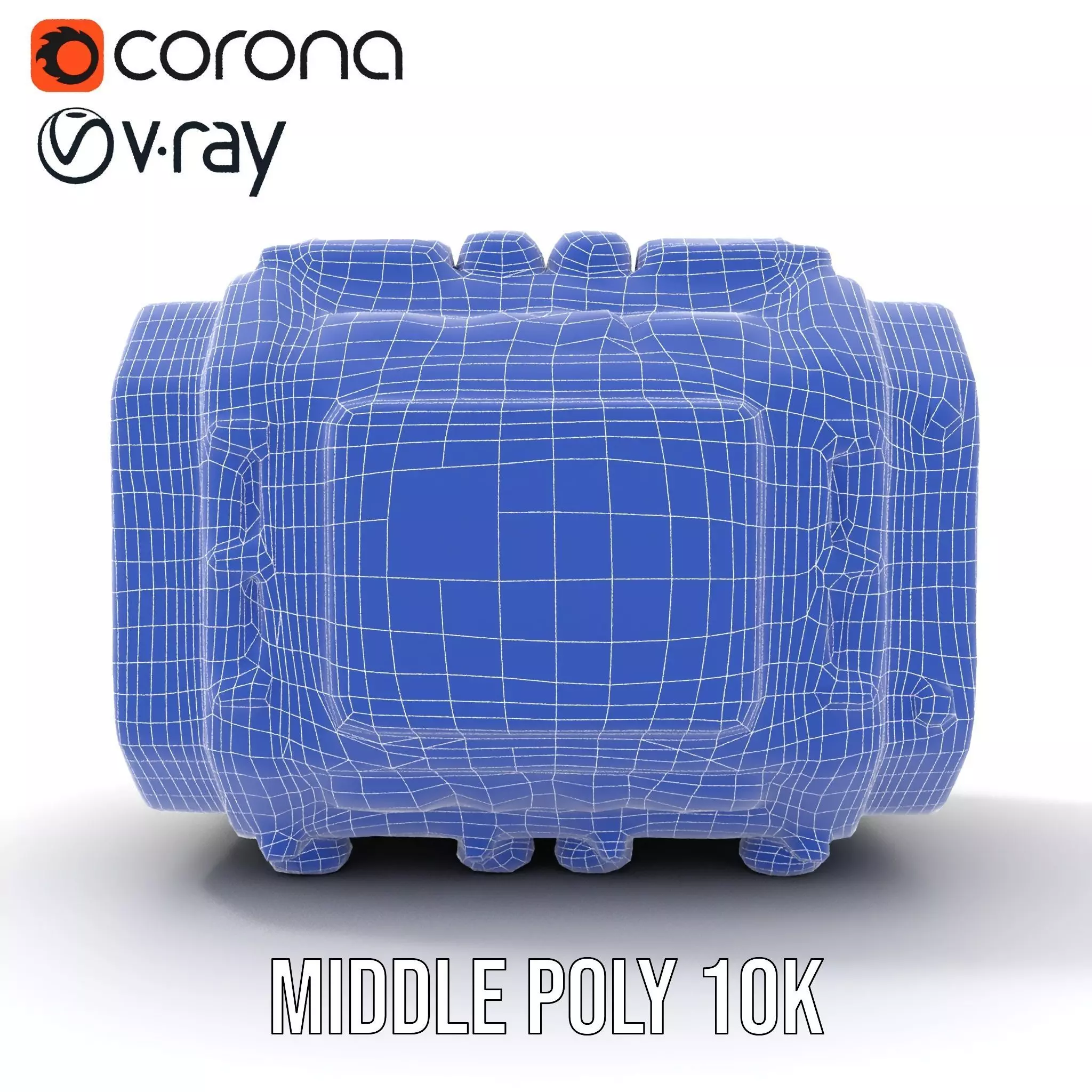 Futuristic Engine model pack with detailed textures Low-poly 3D model_27