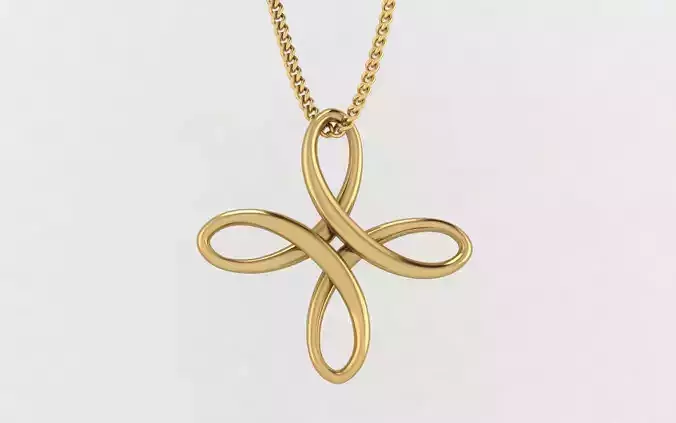 Marsilea pendant and earing set