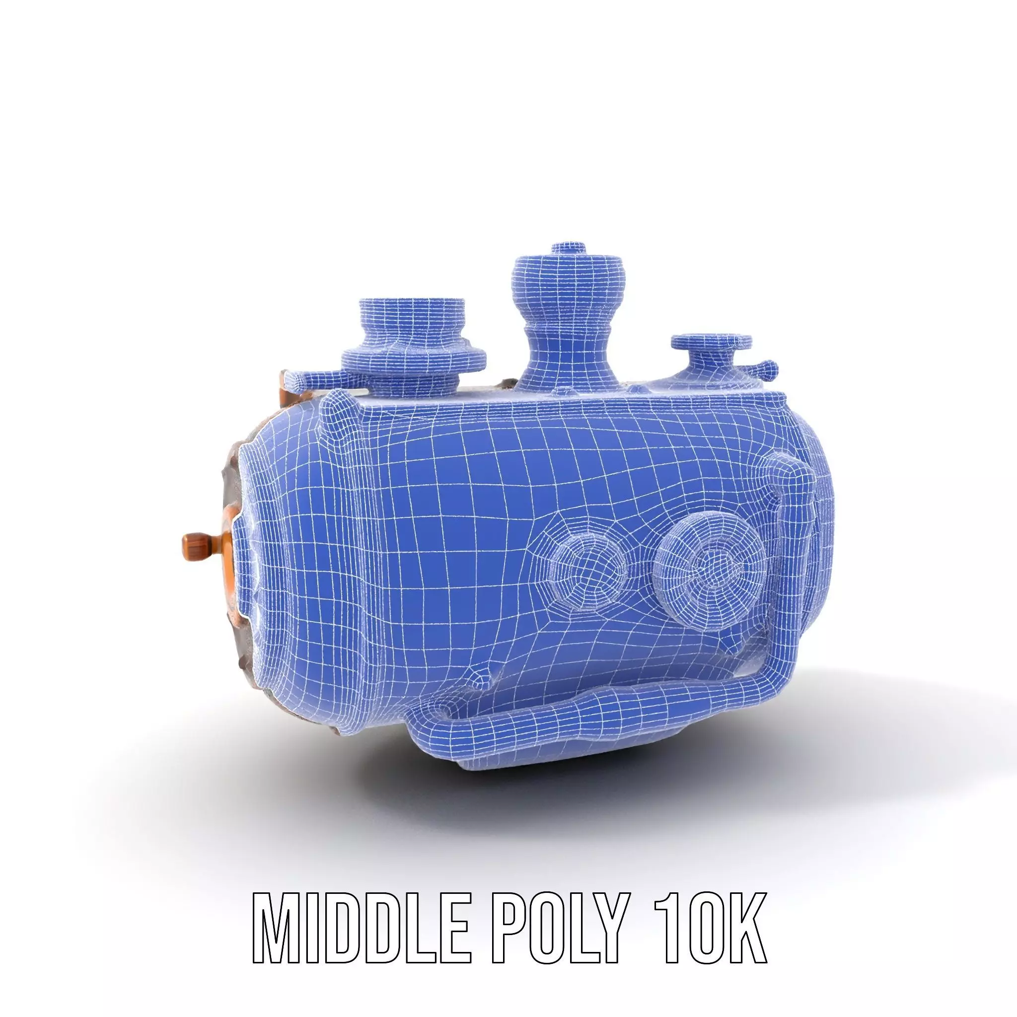 Steampunk Boiler Model Pack Low-poly 3D model_21