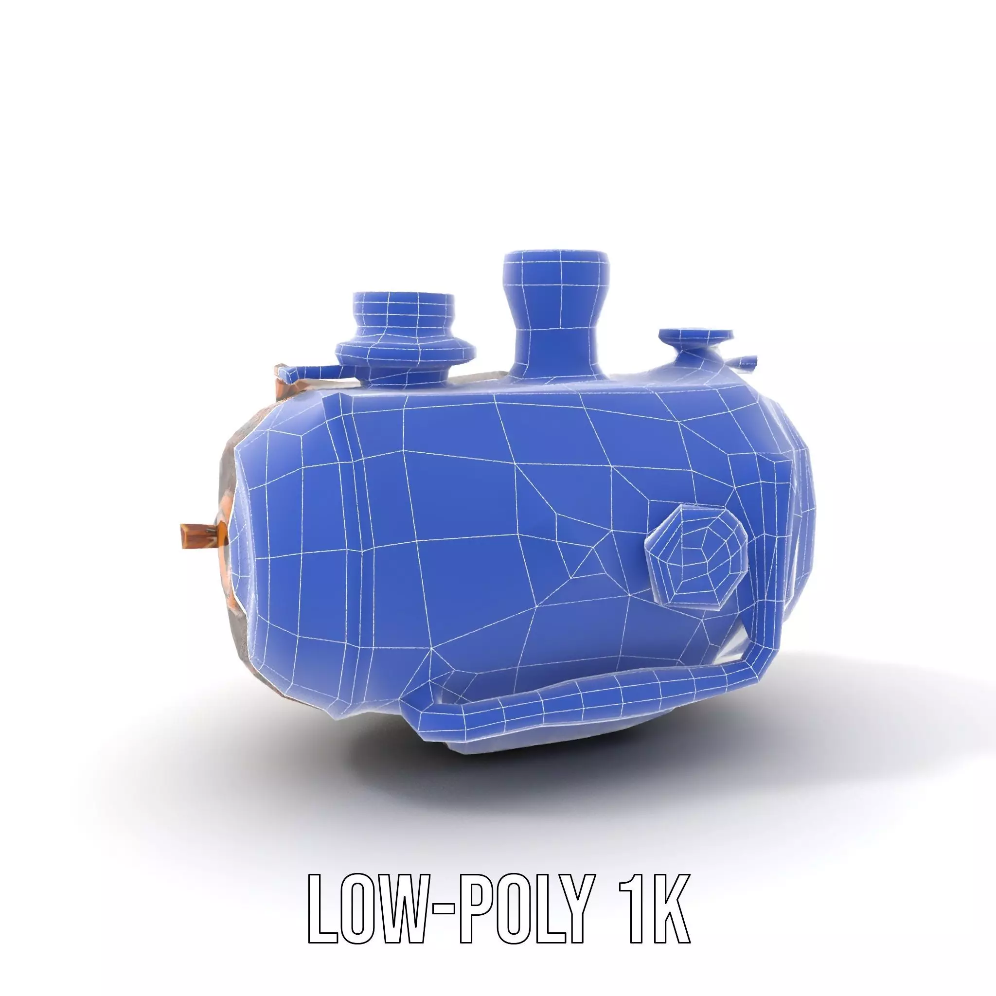 Steampunk Boiler Model Pack Low-poly 3D model_16