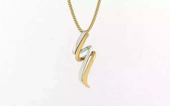 women pendant tangled line1