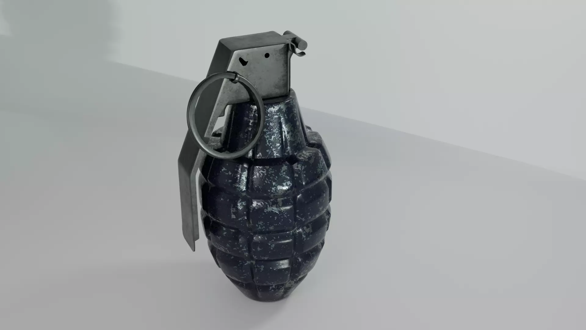 3D Hand Grenade Model  High Quality LowPoly Low-poly 3D model_5