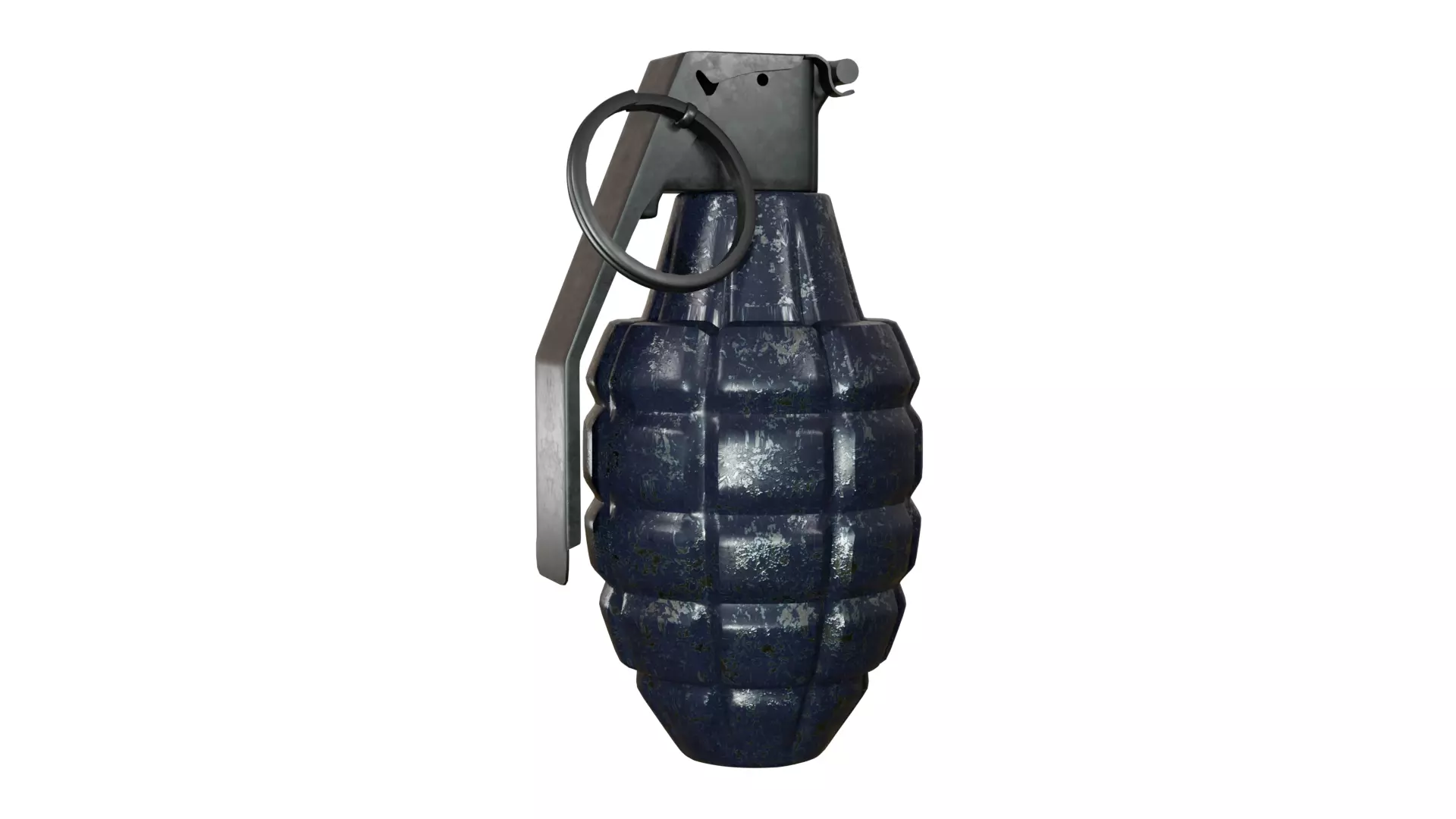 3D Hand Grenade Model  High Quality LowPoly Low-poly 3D model_0