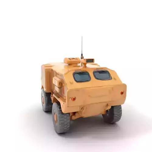 Armored Vehicle Model Pack with Desert Camouflage Low-poly 3D model Armored Vehicle Model Pack with Desert Camouflage Low-poly 3D model