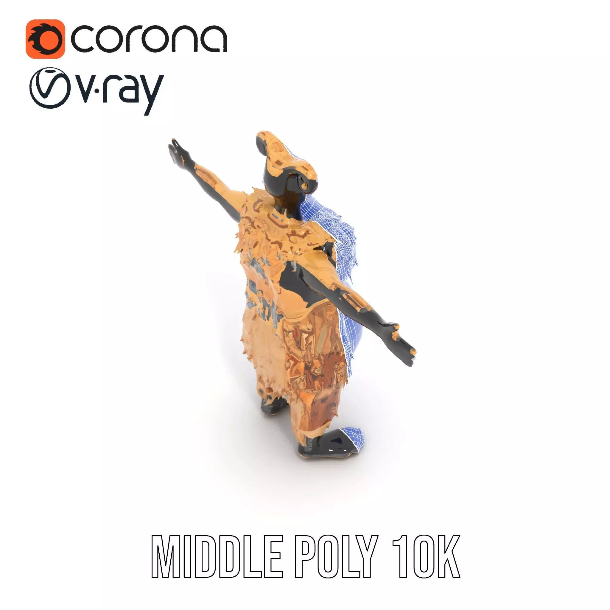 Armored Vehicle Model Pack with Desert Camouflage Low-poly 3D model_18