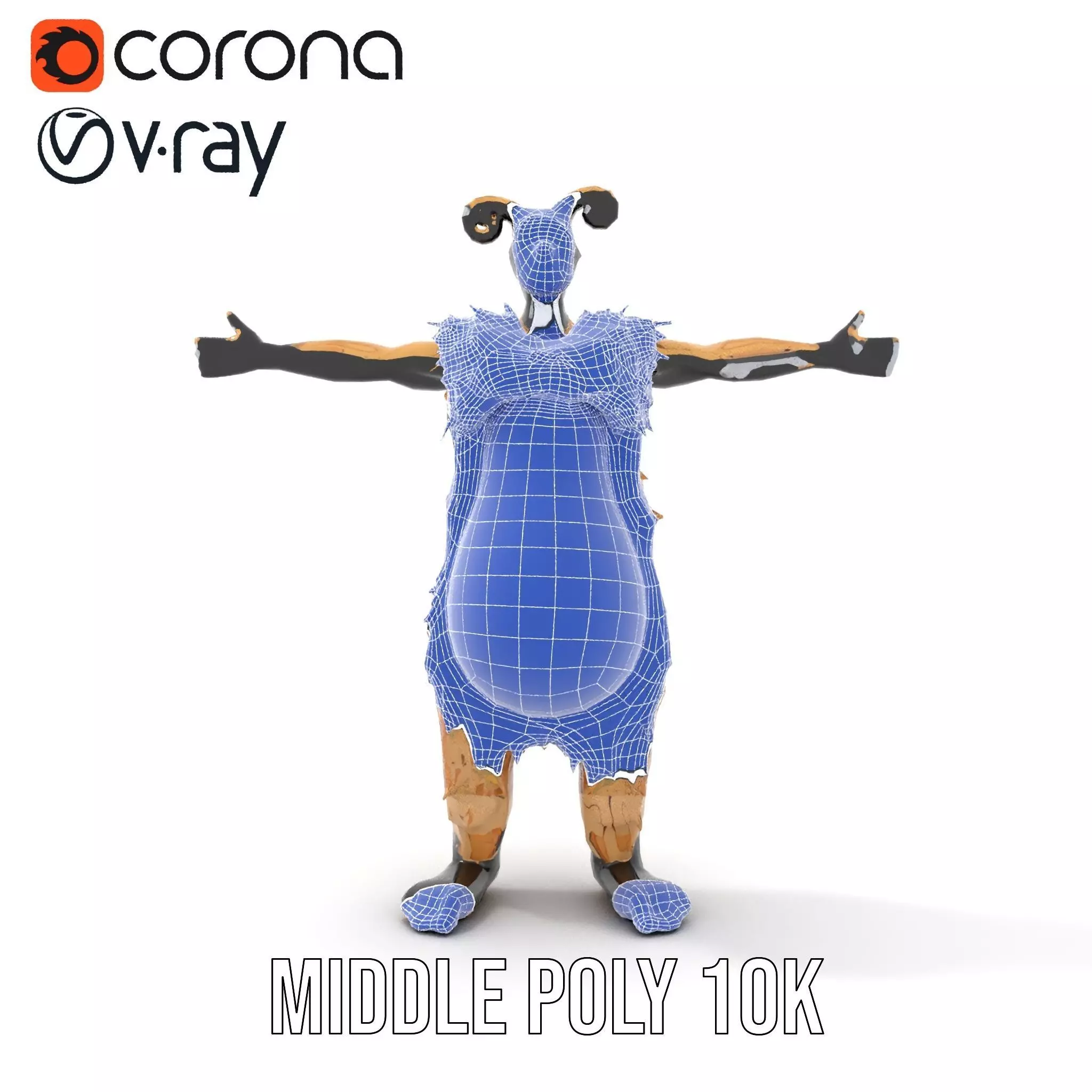 Armored Vehicle Model Pack with Desert Camouflage Low-poly 3D model_26