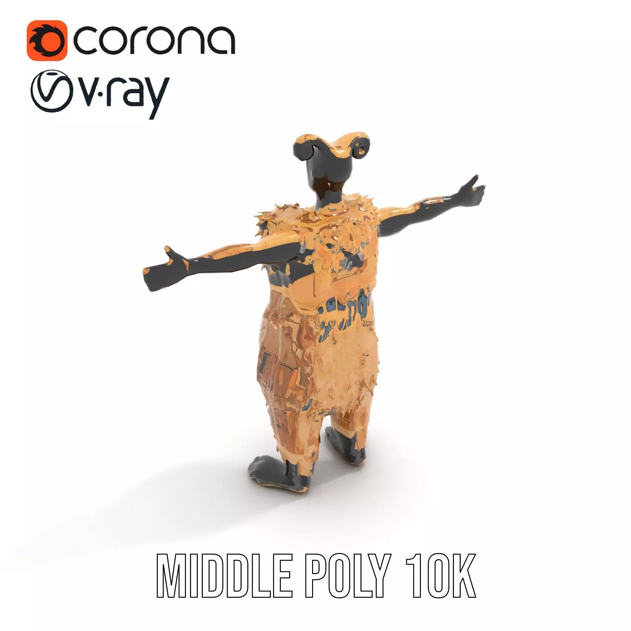 Armored Vehicle Model Pack with Desert Camouflage Low-poly 3D model_6