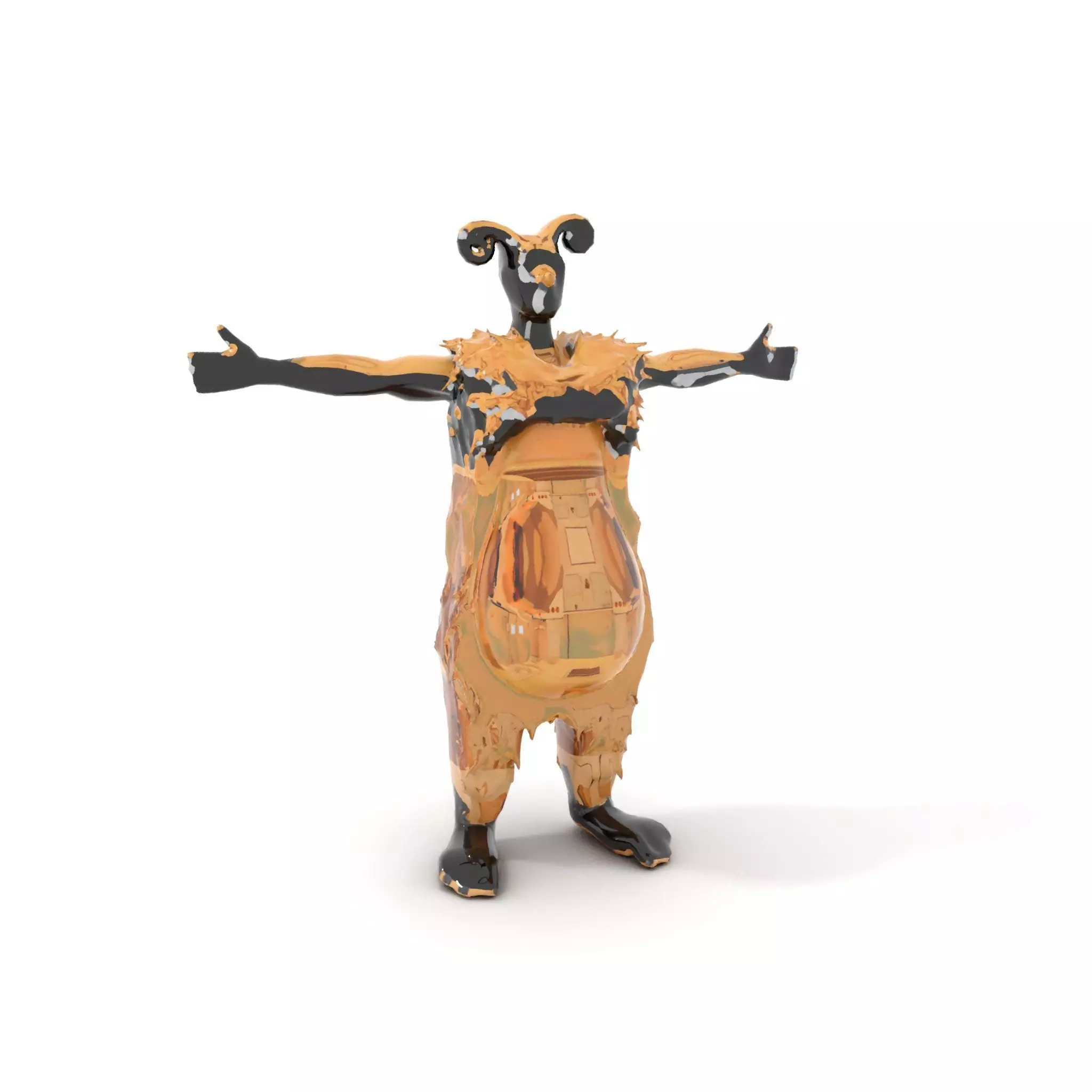 Armored Vehicle Model Pack with Desert Camouflage Low-poly 3D model_21