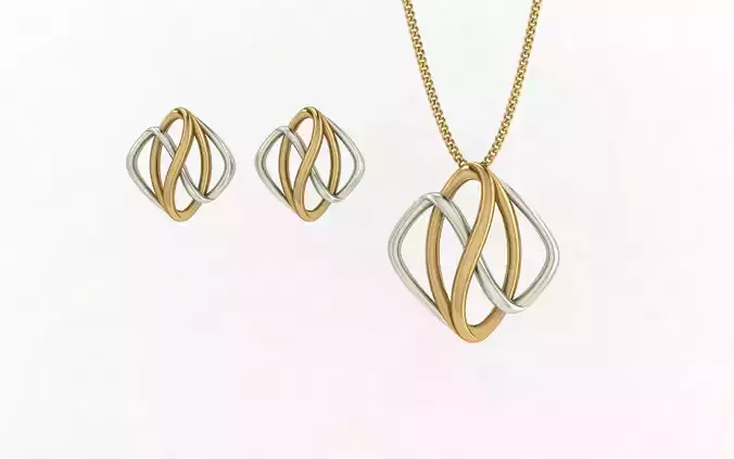 tangled line pendant4