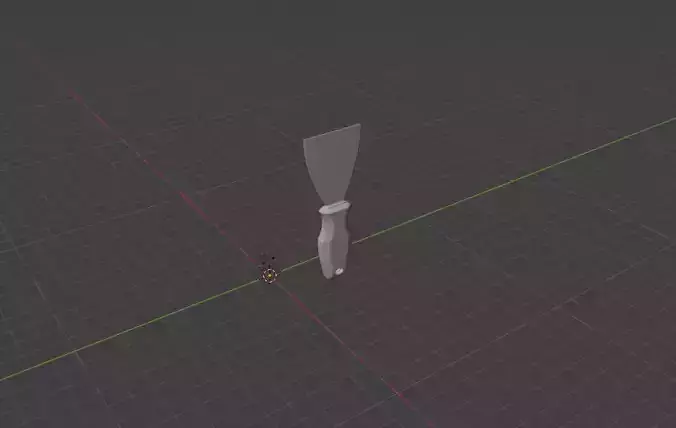 112 Scale Floor Scraper Replica  STL OBJ FBX