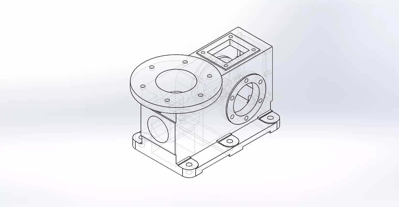 Custom Machined Casing-SolidWorks 3D CAD Model 3D print model_3