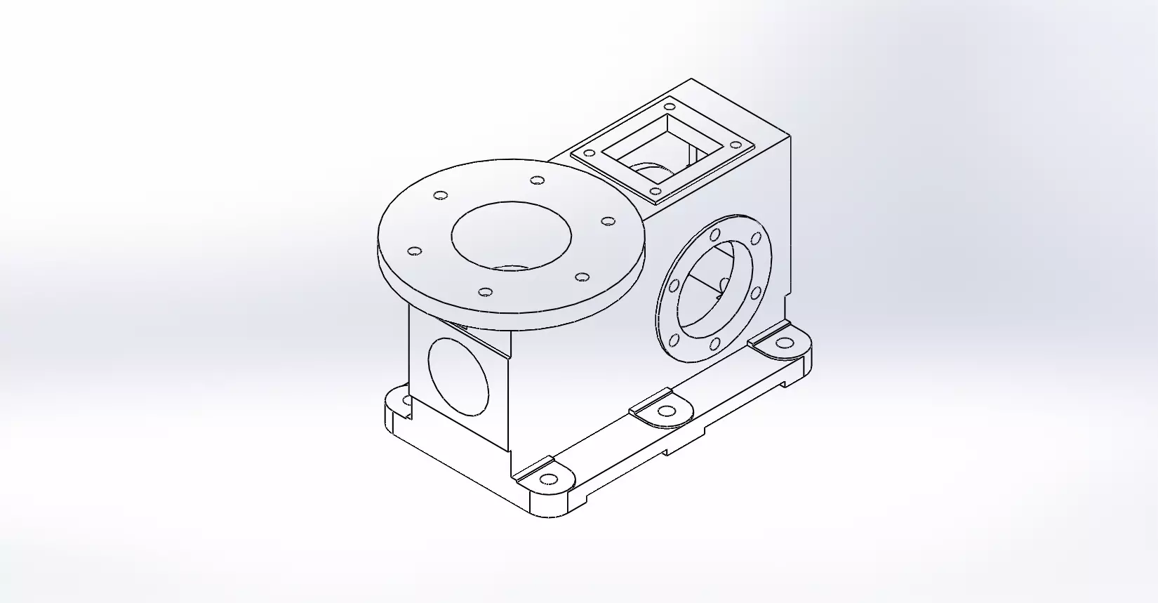 Custom Machined Casing-SolidWorks 3D CAD Model 3D print model_2