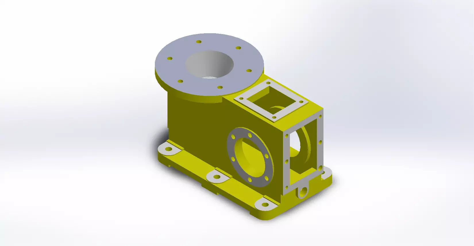 Custom Machined Casing-SolidWorks 3D CAD Model 3D print model_0