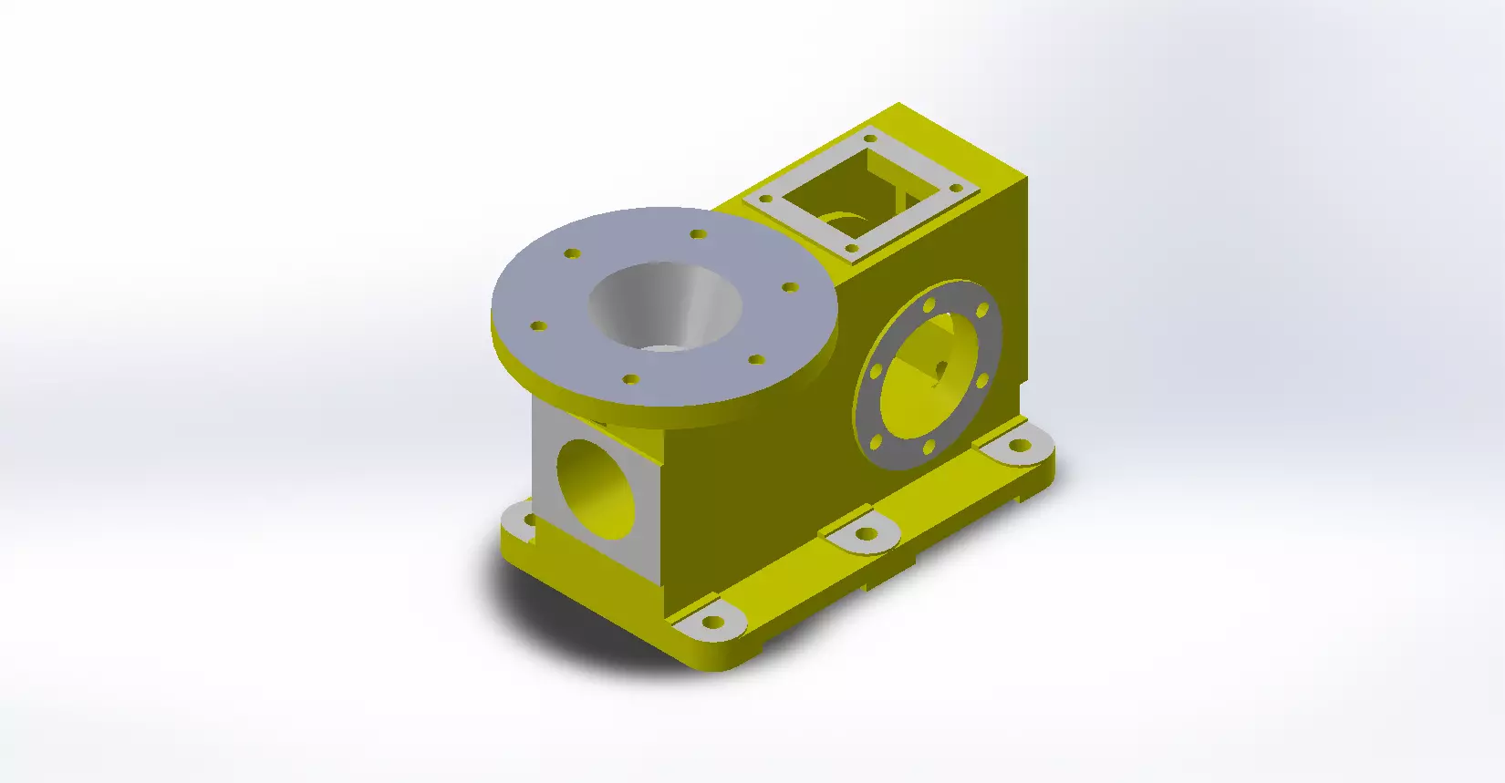 Custom Machined Casing-SolidWorks 3D CAD Model 3D print model_1