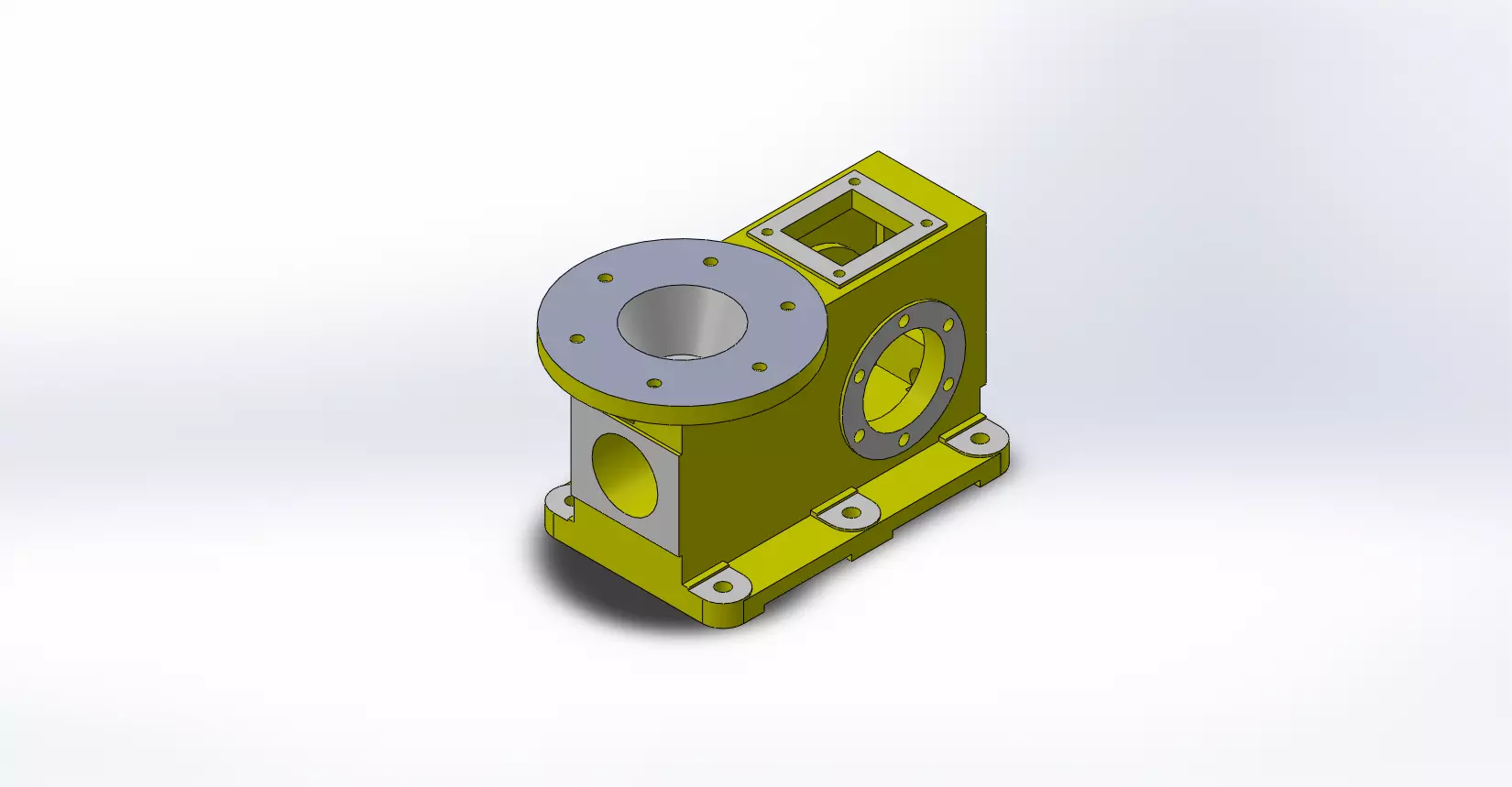 Custom Machined Casing-SolidWorks 3D CAD Model 3D print model_4