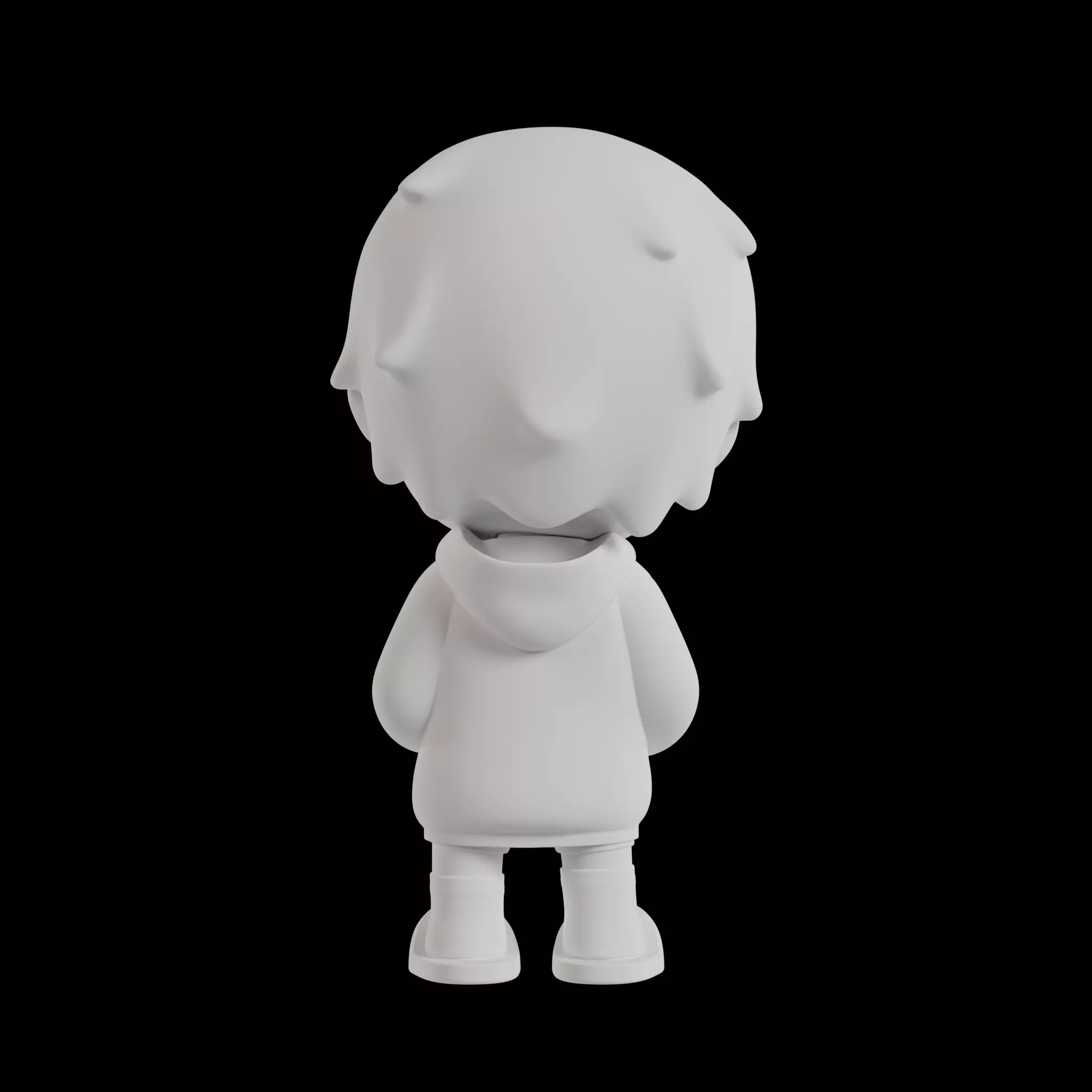 Hirono hoodie 3D print model_1