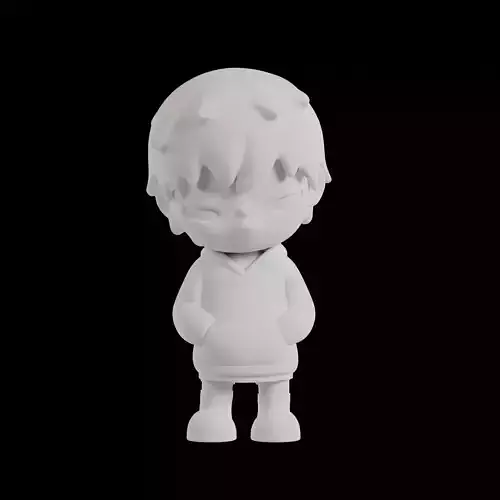 Hirono hoodie 3D print model
