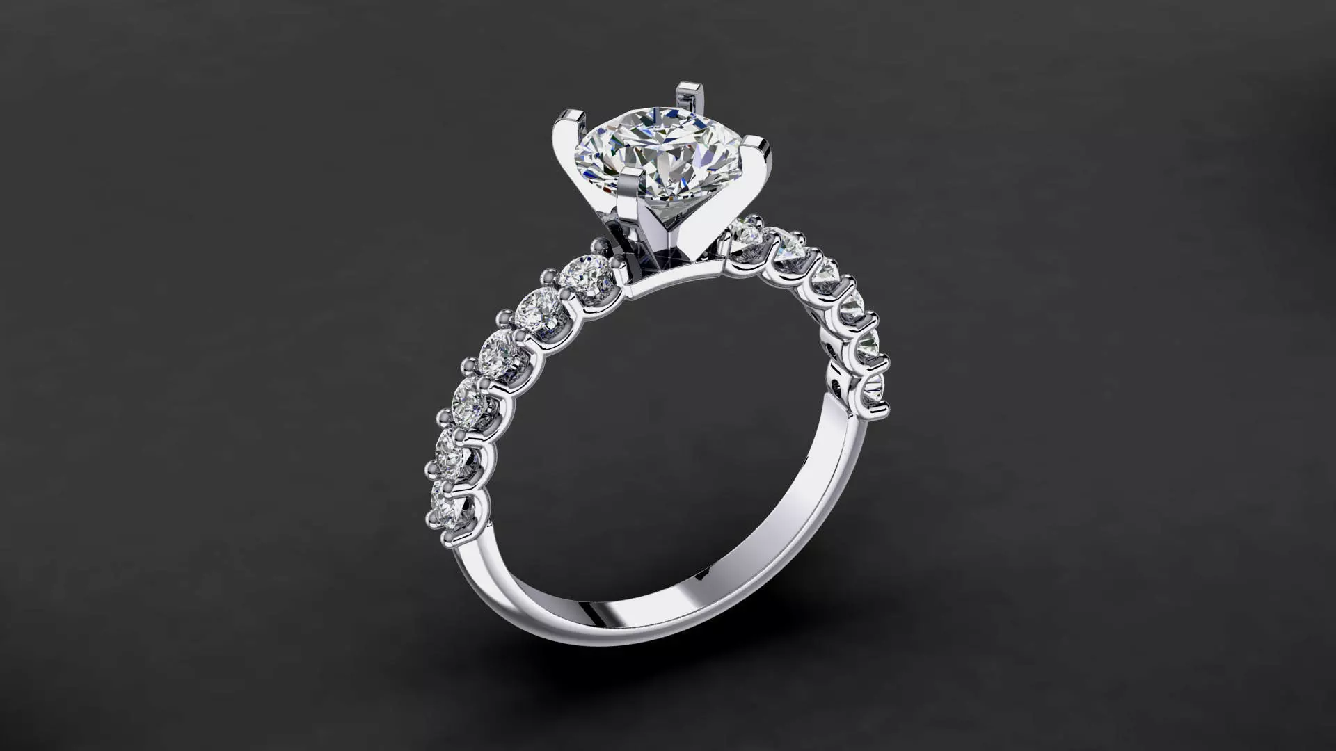 Engagement Ring Model 0006 3D print model