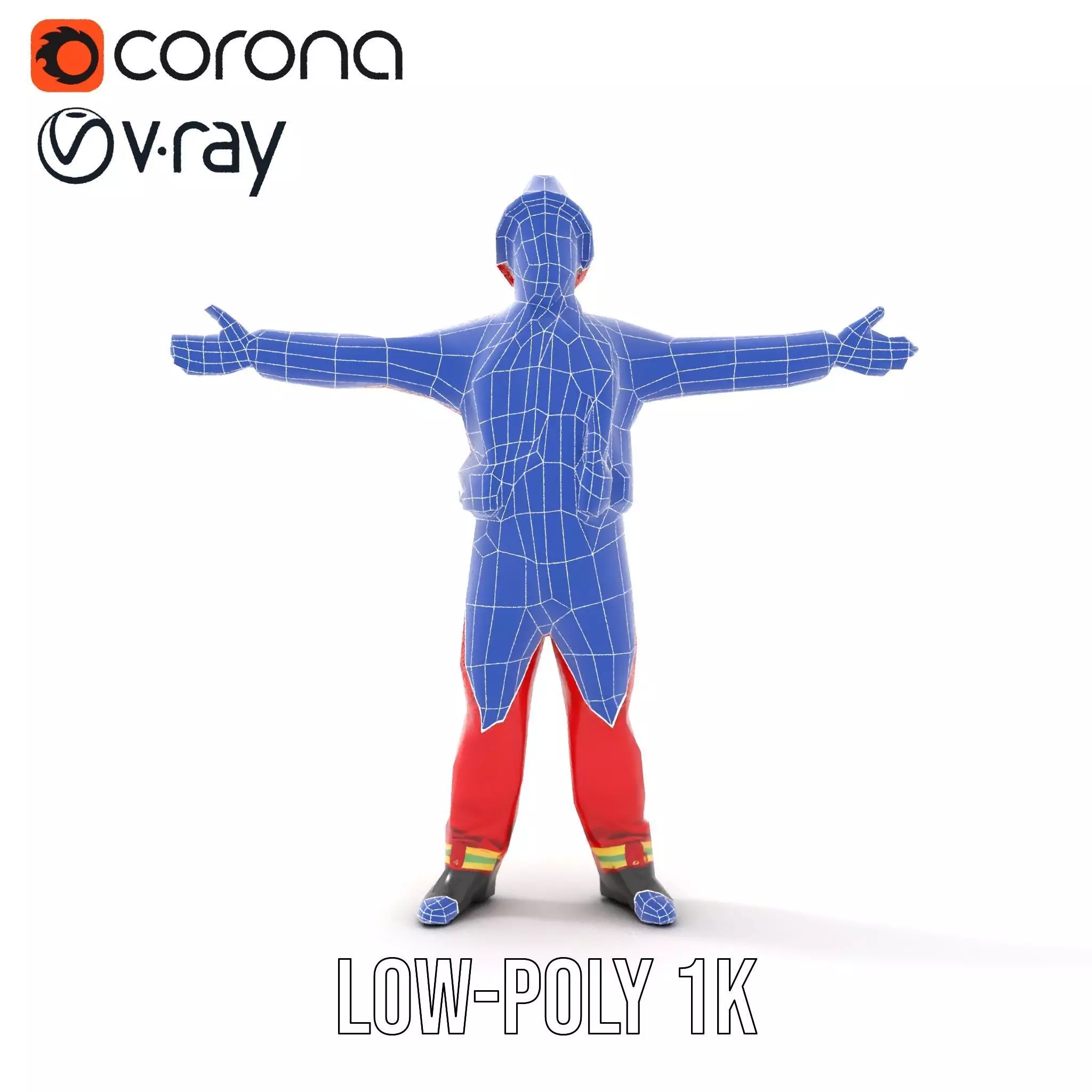 Firefighter Uniform Model Pack Low-poly 3D model_28