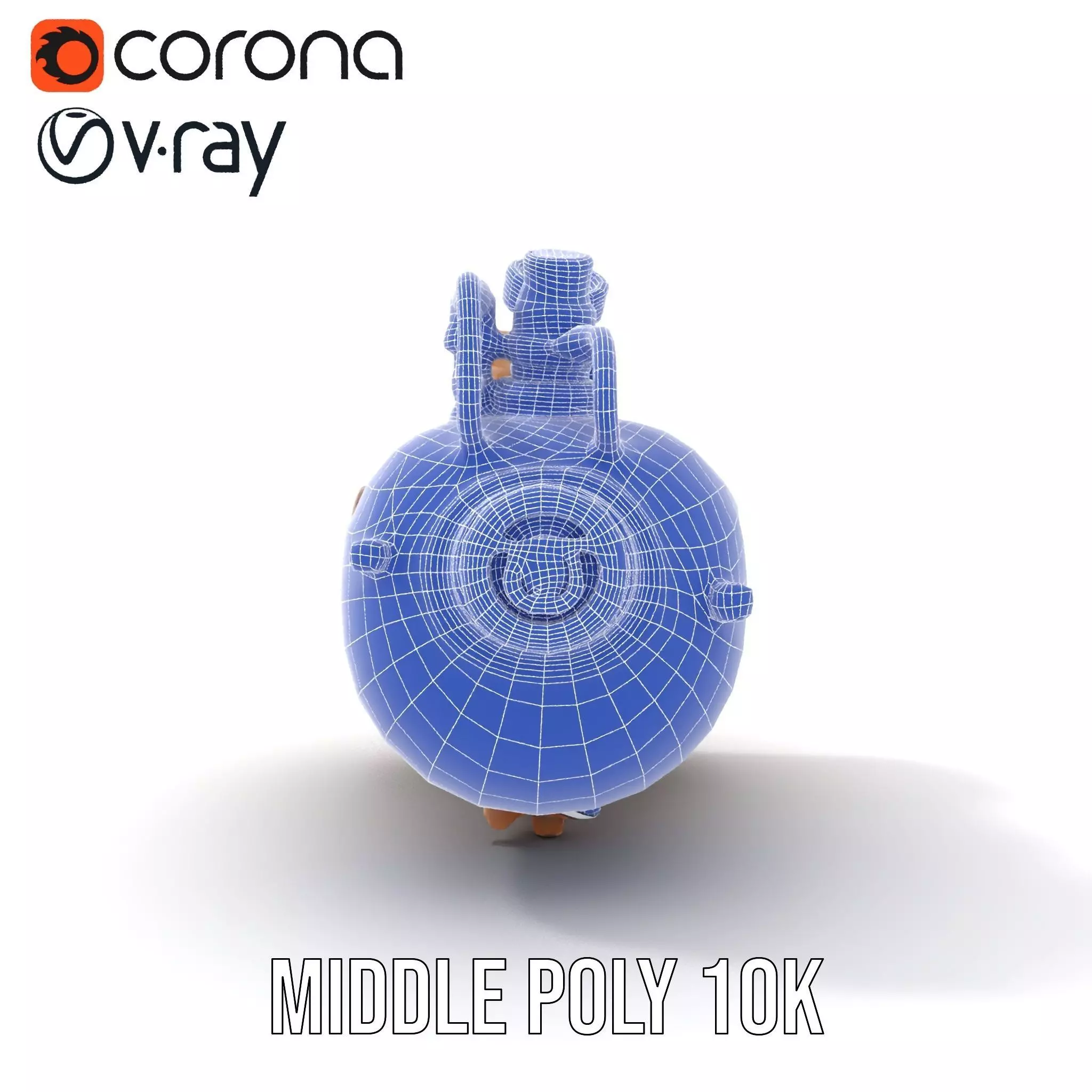 Steampunk Boiler and Gauge Model Pack Low-poly 3D model_21