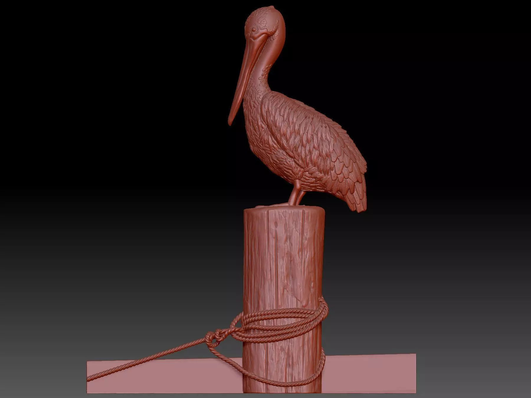Pelican 3D print model_0