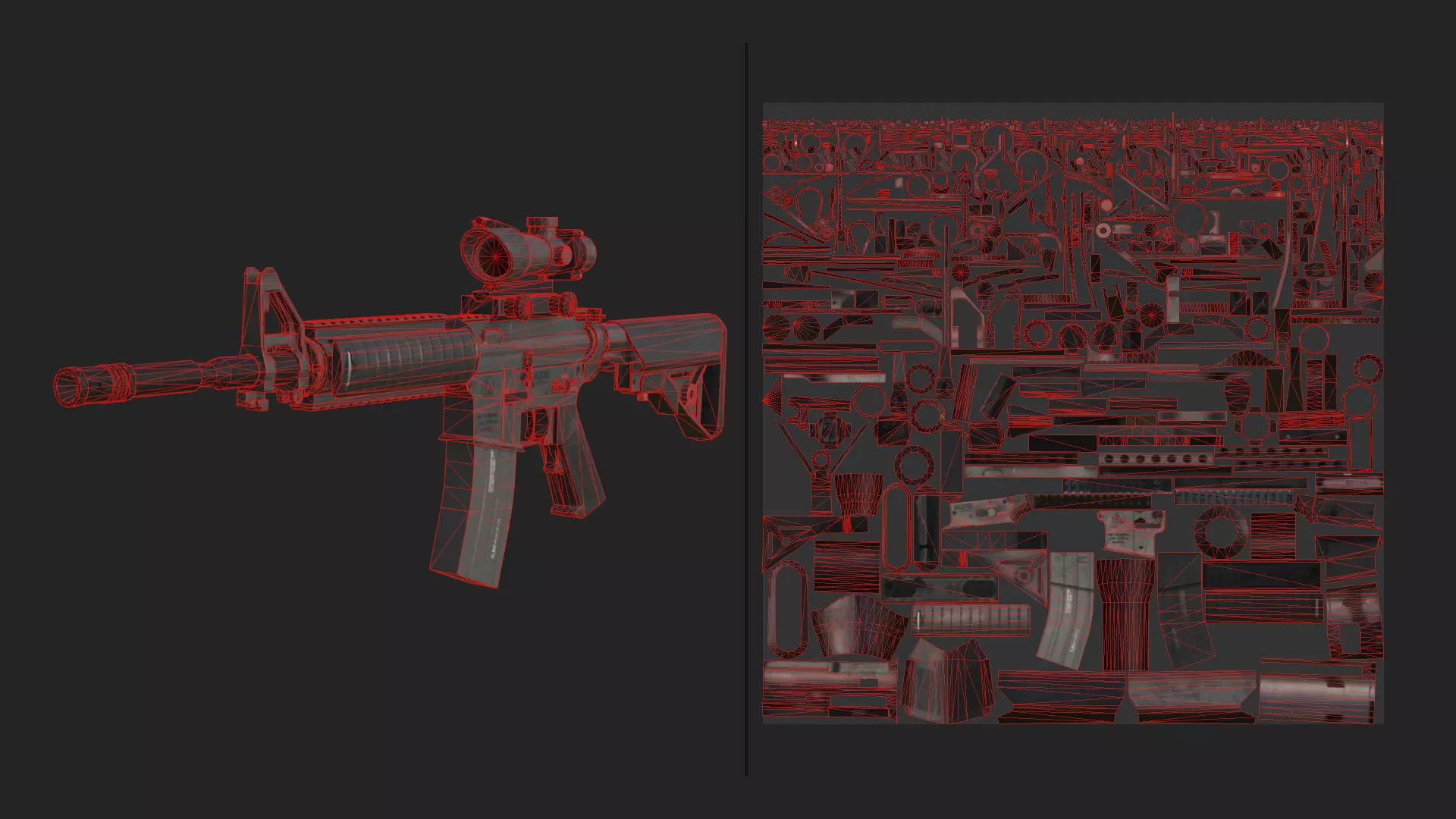 Pistol 3D Model 022 Low-poly 3D model_14