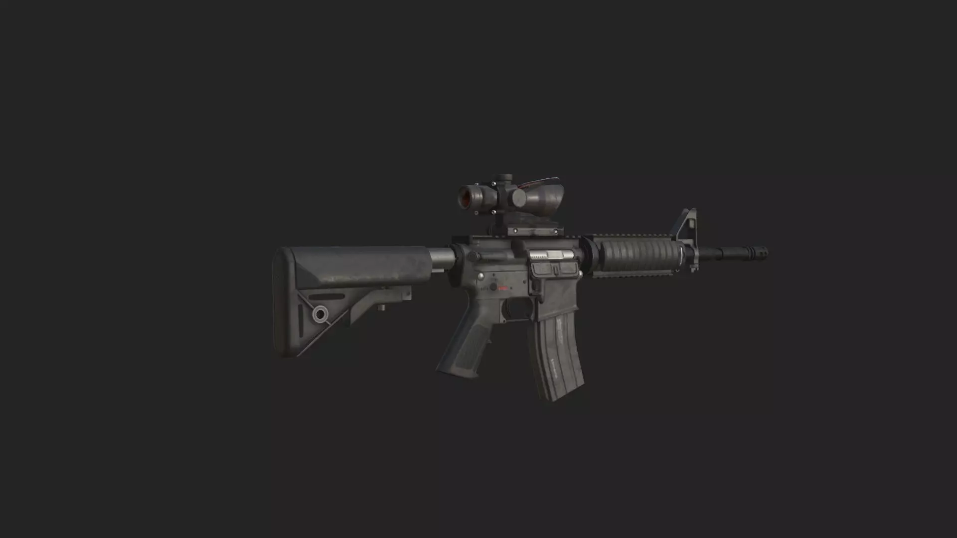 Pistol 3D Model 022 Low-poly 3D model_6