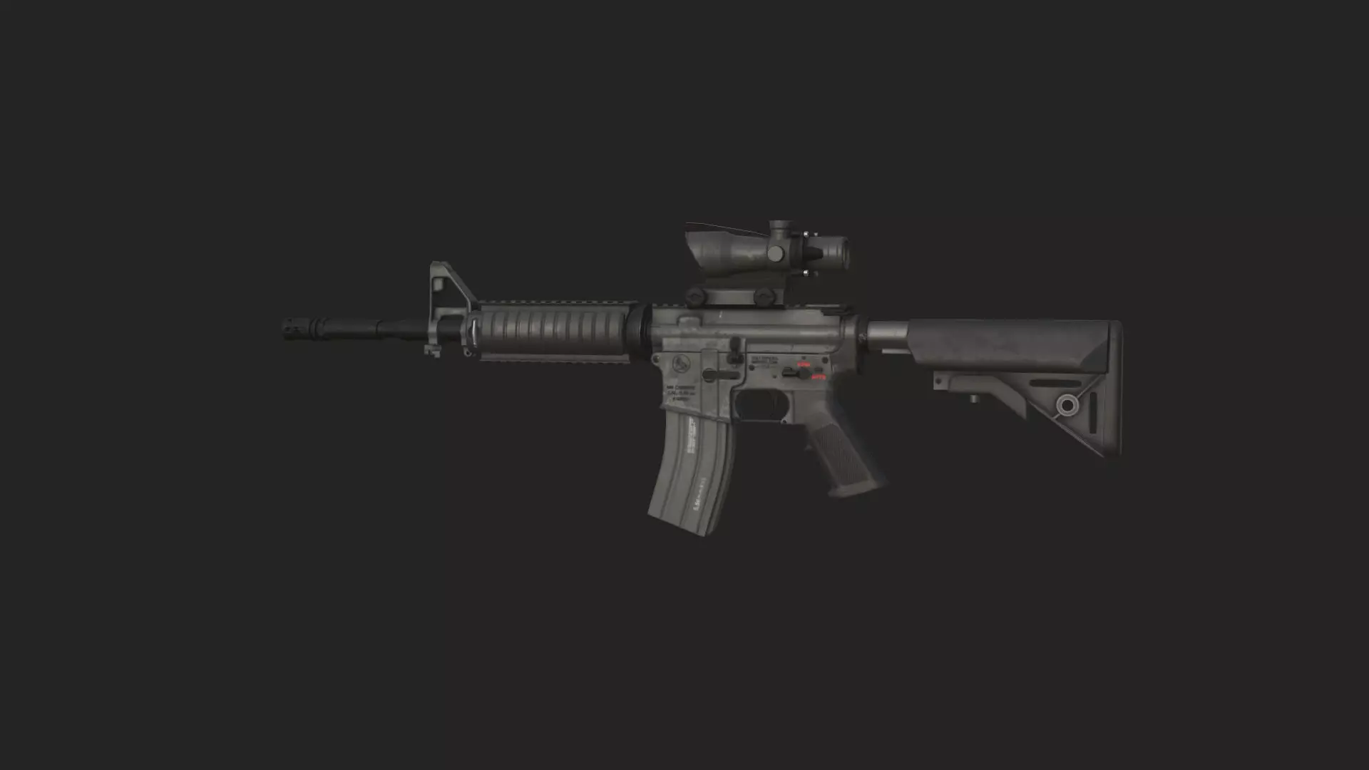 Pistol 3D Model 022 Low-poly 3D model_2