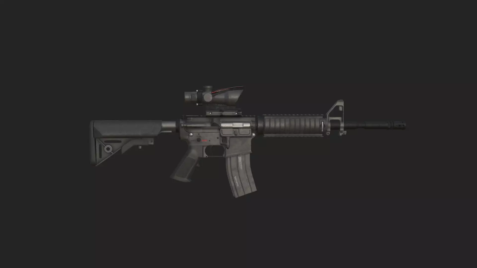 Pistol 3D Model 022 Low-poly 3D model_7