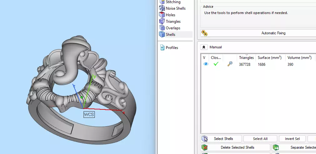 ganesh ring 3D print model_3