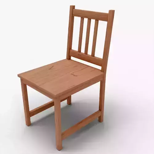 Wooden Chair 3D Model Classic Wooden Furniture 3D model