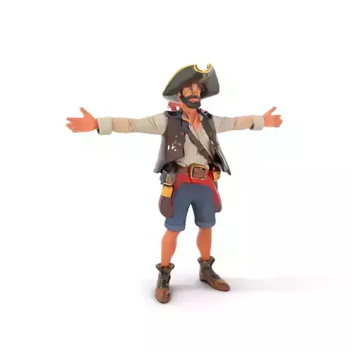 Stylized Pirate Character Model Pack