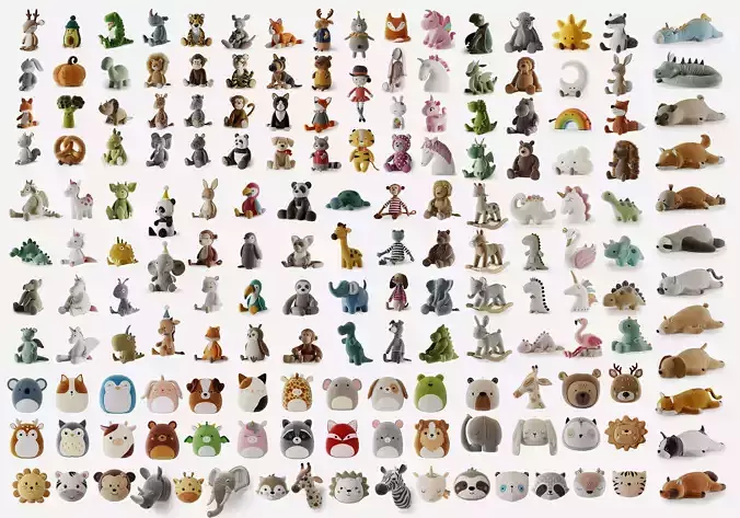 Plush Toys  Big Collection Vols 1-45 