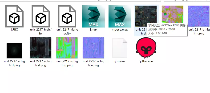 Necromancer sword warrior Low-poly 3D model_21