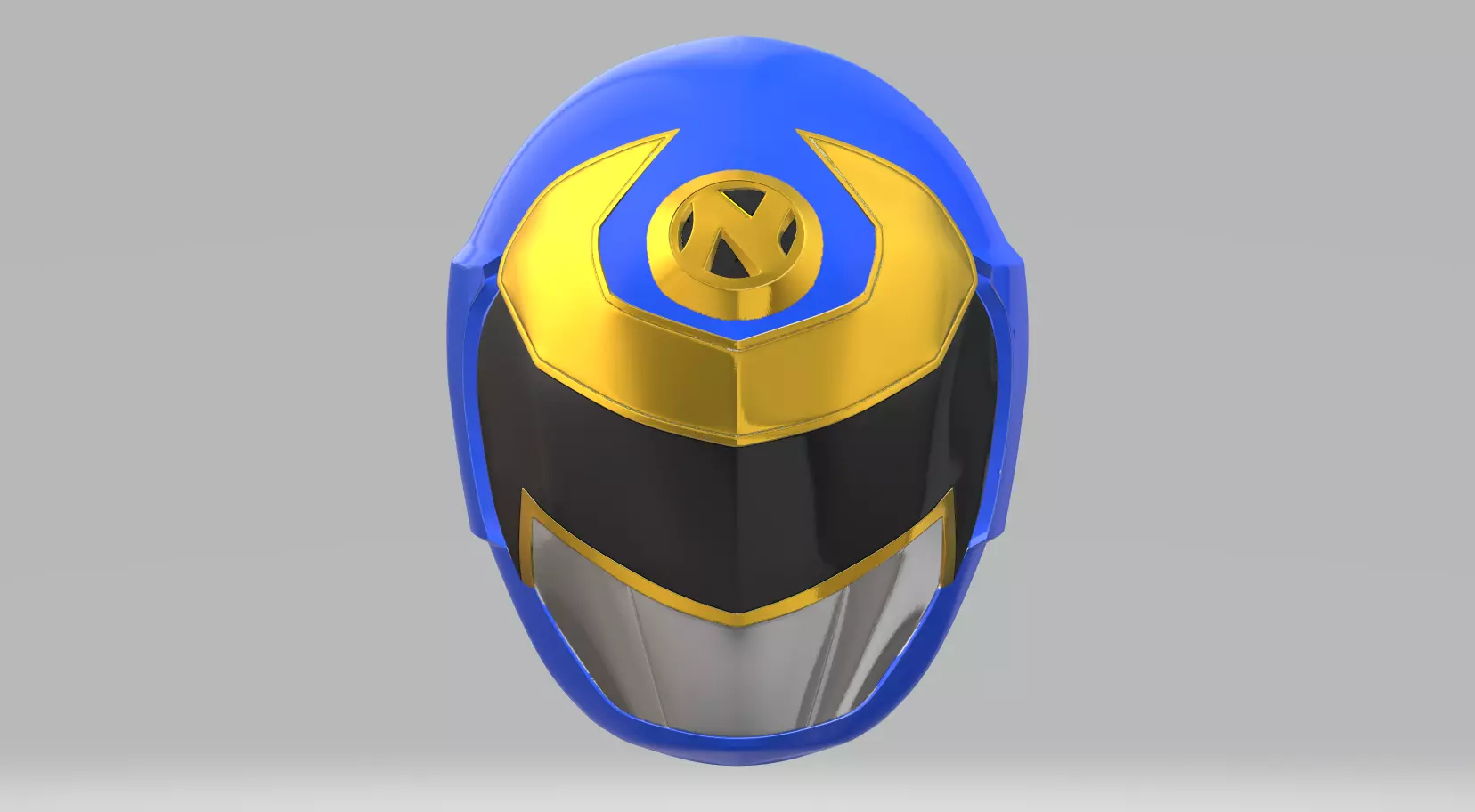 Power Rangers Ninjor MMPR Helmet 3D print model_2